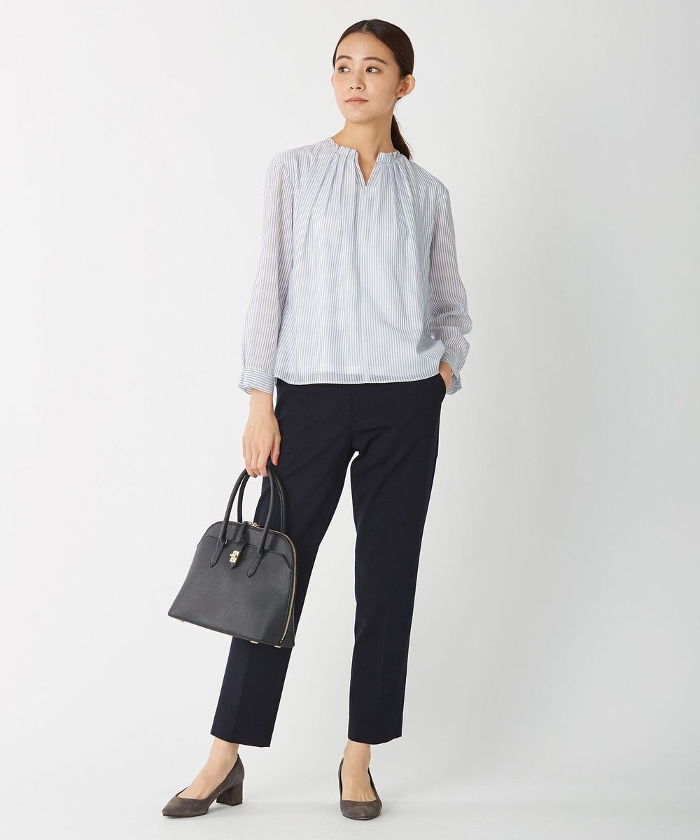 J.PRESS LADIES 【制菌加工・UVカット】アルファクロスジャージー パンツ 