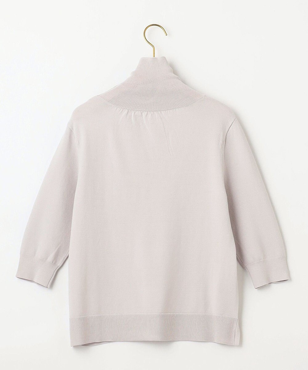 組曲 MINA六分袖タートルネック ニット 