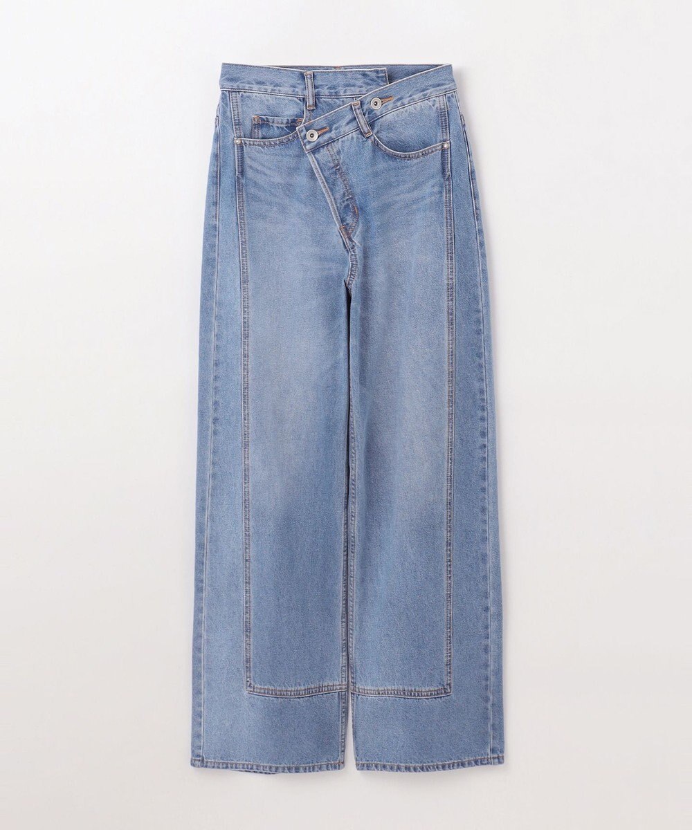 GRACE CONTINENTAL ラップデニムパンツ 