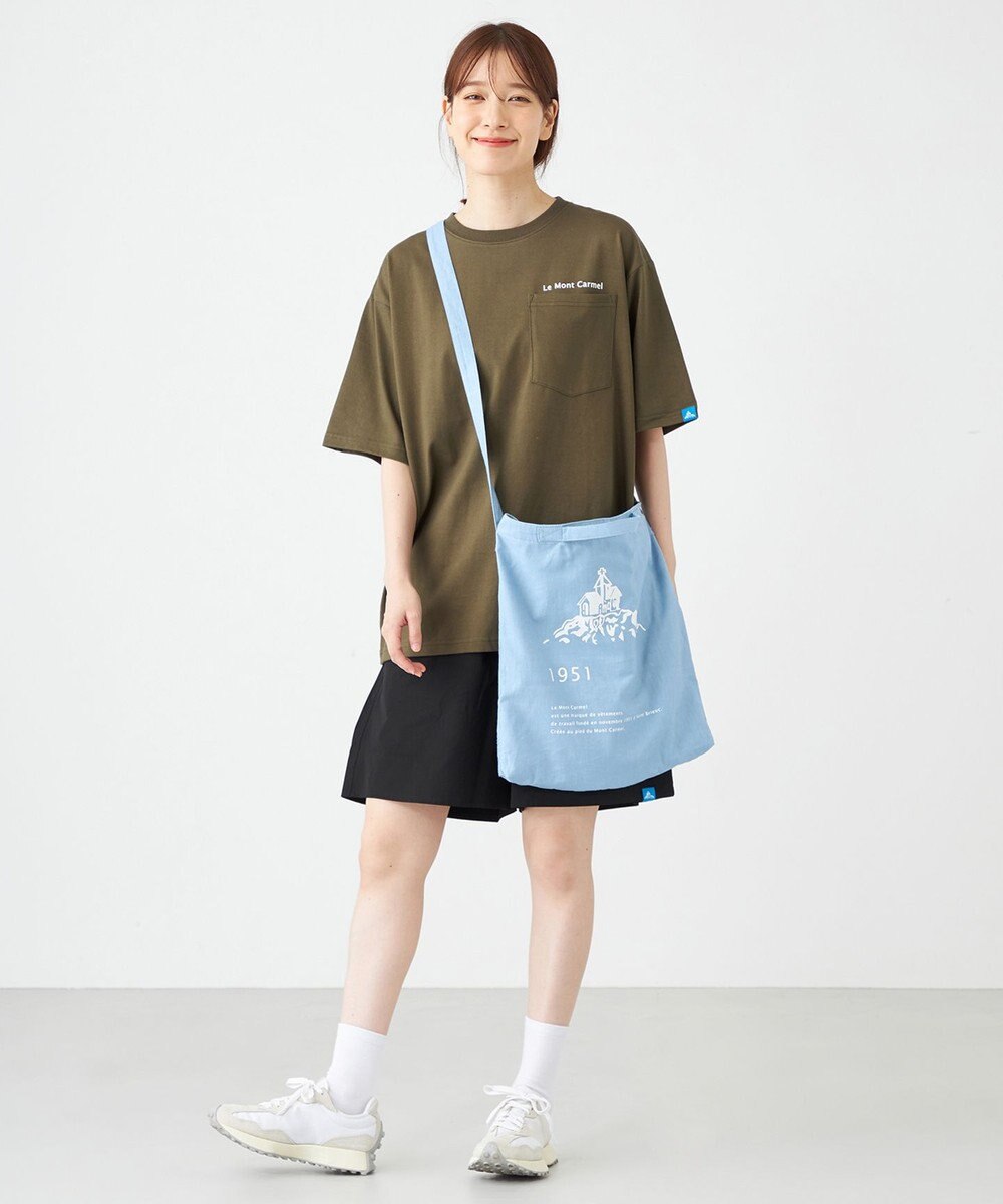 SHARE PARK LADIES 【撥水加工】イージーデニム２WAYロゴバッグ 