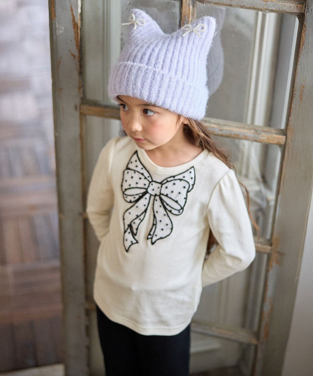 ANY KIDS ネコニットキャップ 