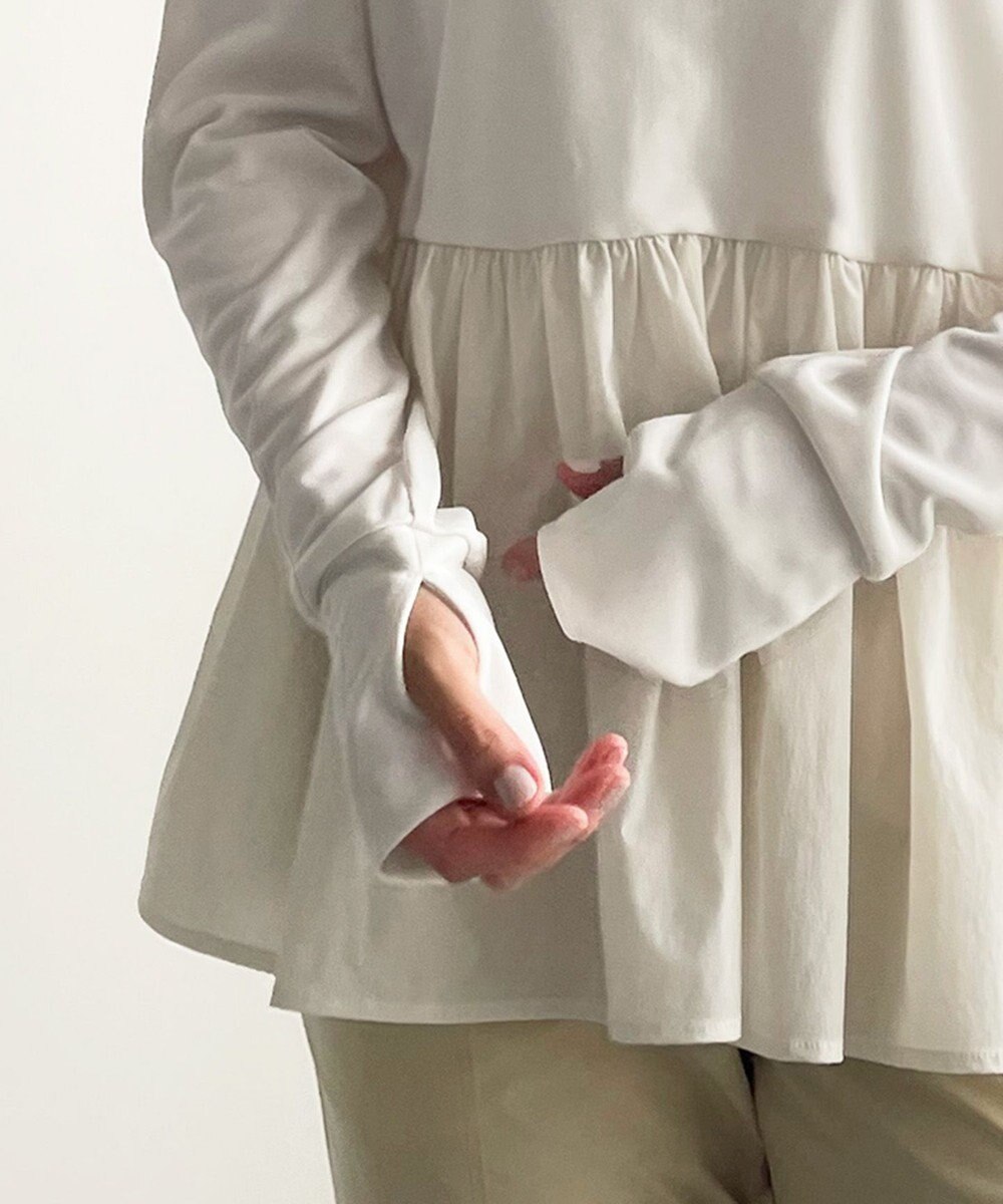 UNFILO ペプラムラッシュガード 