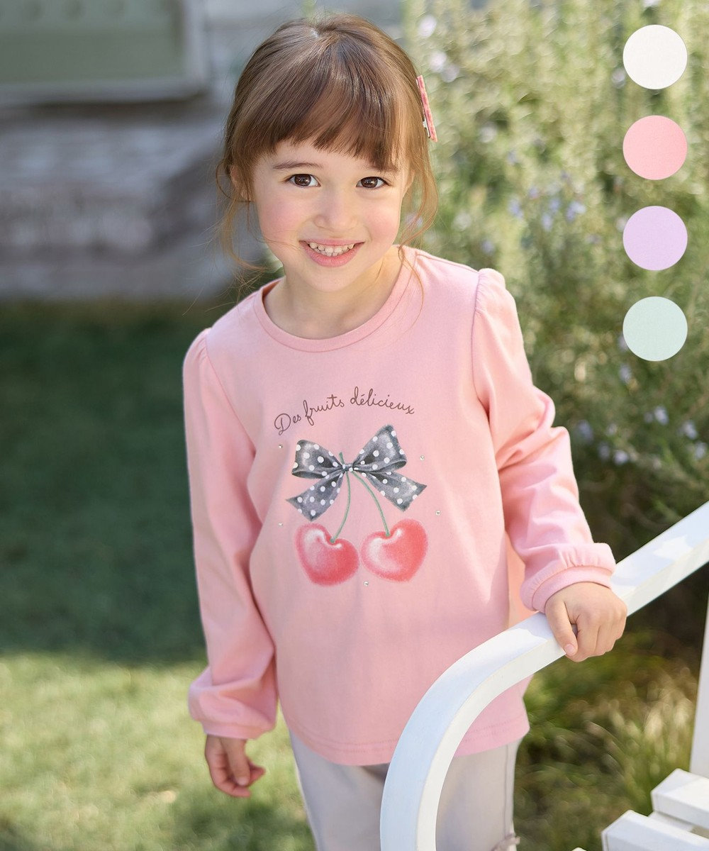 ANY KIDS ガーリーアート 長袖Tシャツ 