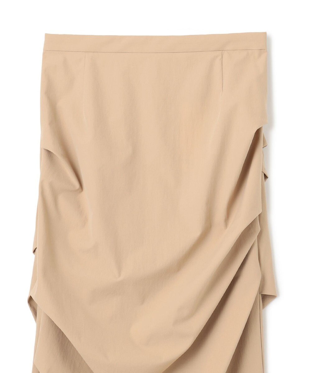 BEIGE， 【接触冷感/UVカット/洗える】YANN / サイドタックIラインロングスカート 