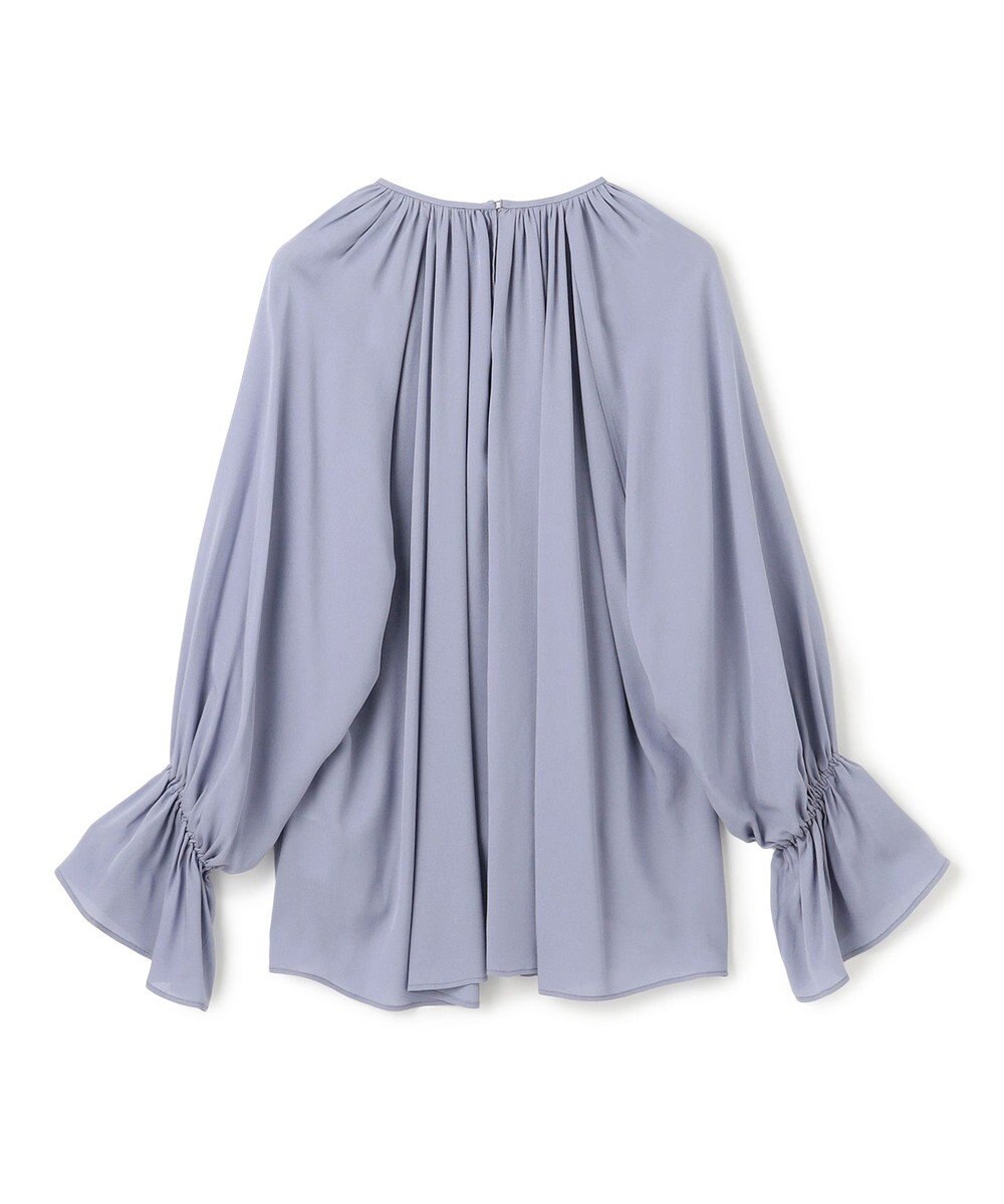 BEIGE， 【洗える】MUSCARI / ソフトシルクキャンディースリーブブラウス 