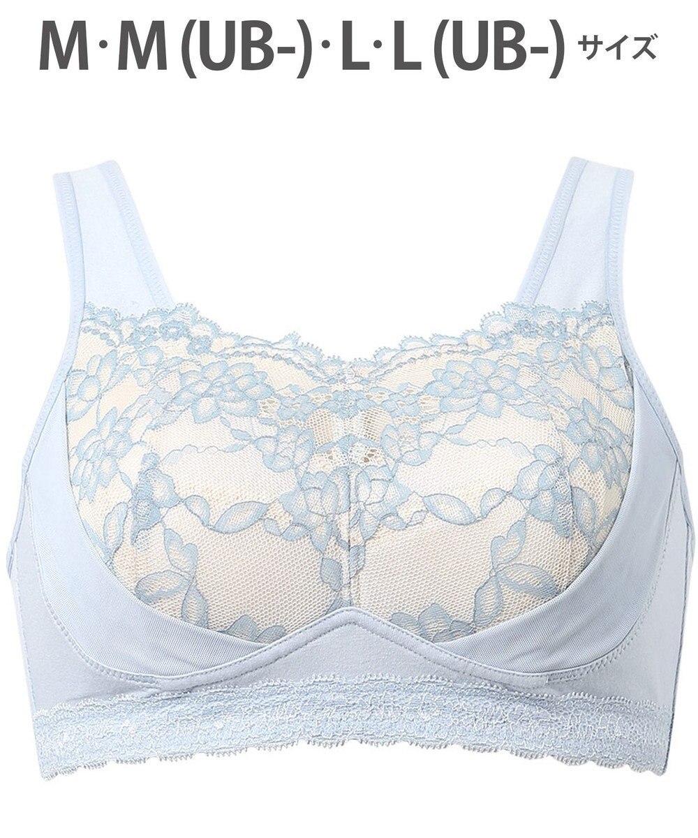 WACOAL 【ナイトアップブラ】 動画クリエイター nanakoななこさんコラボカラー登場 ナイトブラ 綿混(本体) 就寝時用 3Lまで対応 大きいサイズ ノンワイヤー レディース BRA166 /ワコール 