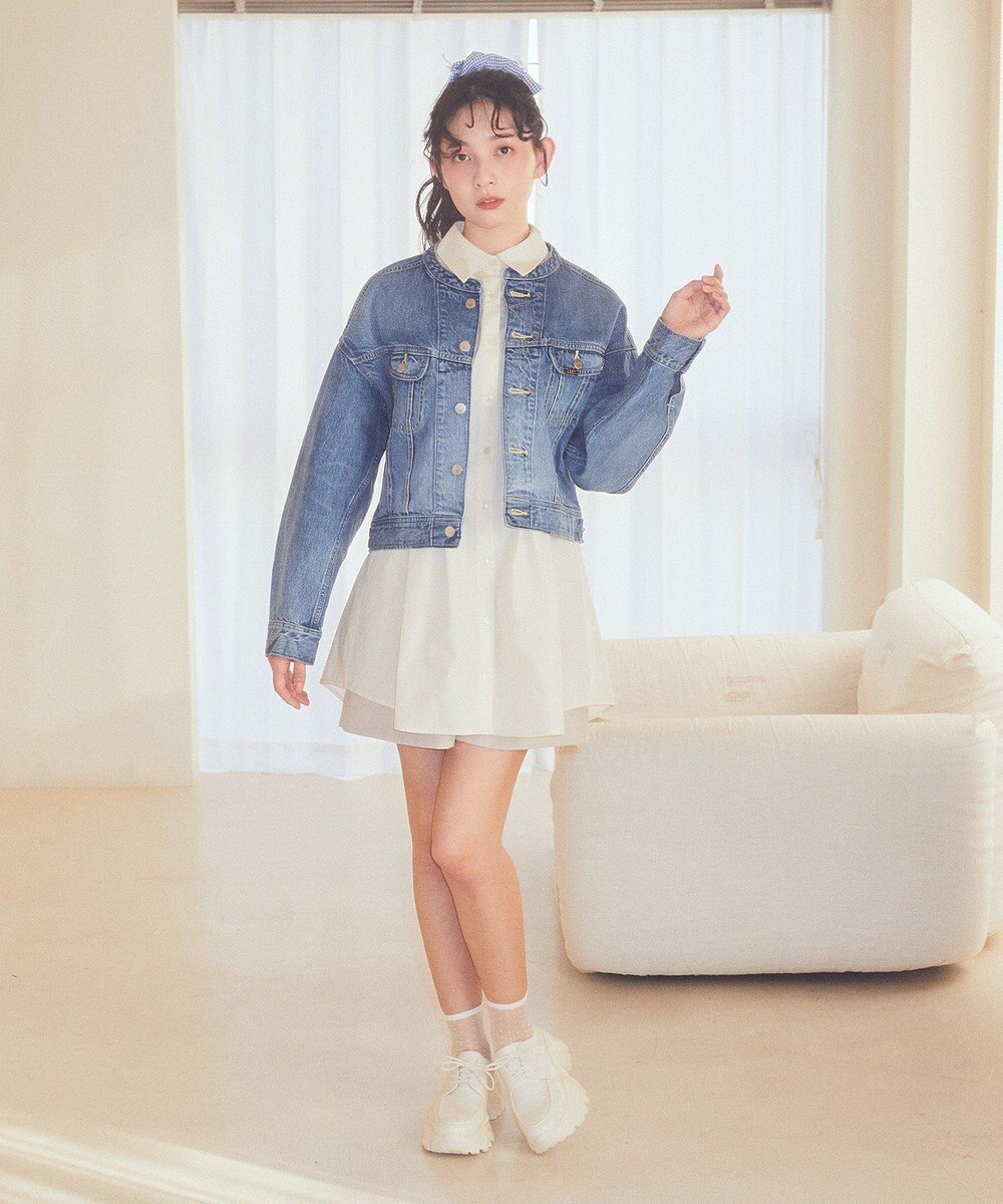 earth music&ecology Ｌｅｅ　×　ｅ．ｍ．ａ．ｅ．　ライダースジャケット 