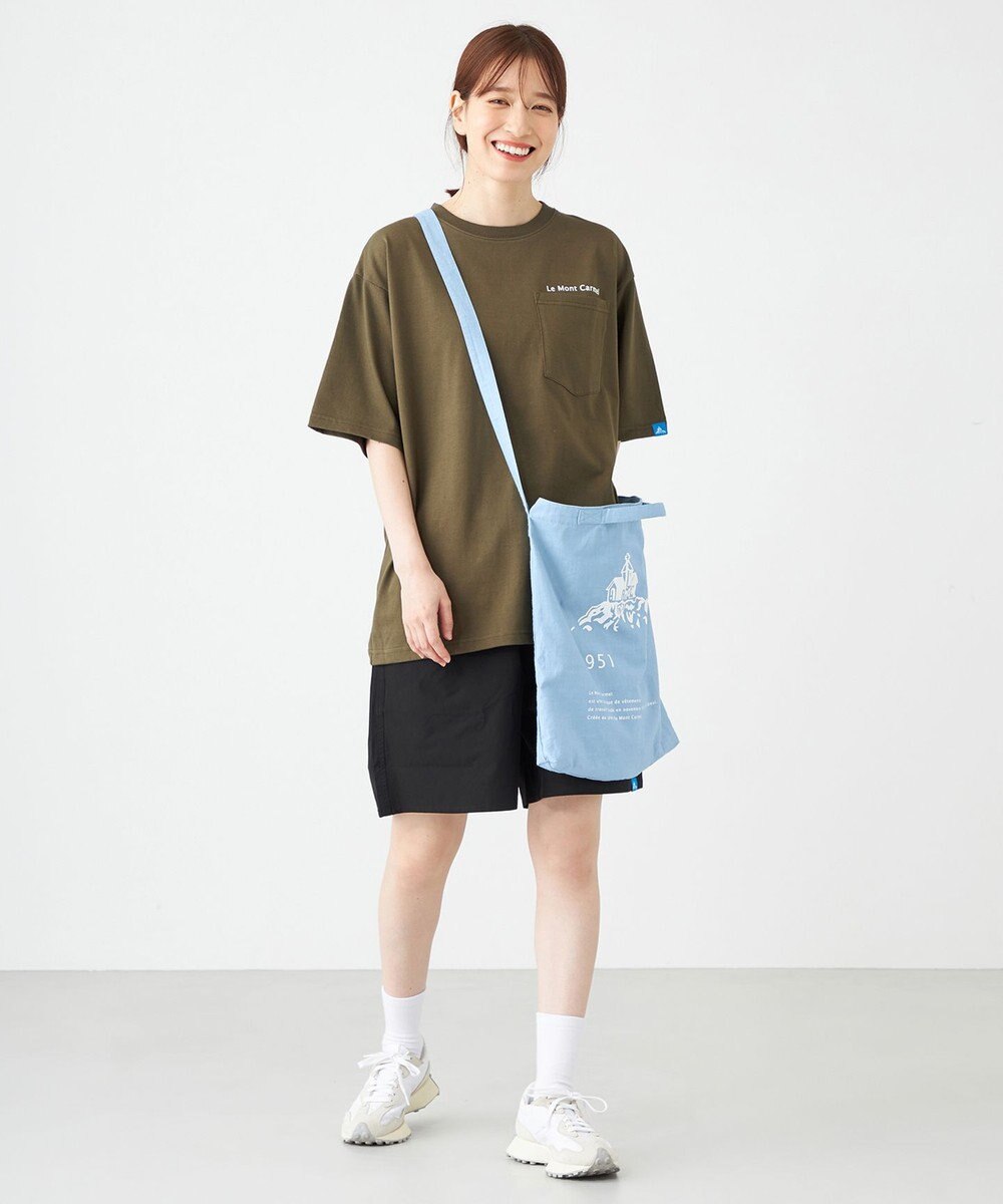 SHARE PARK LADIES 【撥水加工】イージーデニム２WAYロゴバッグ 