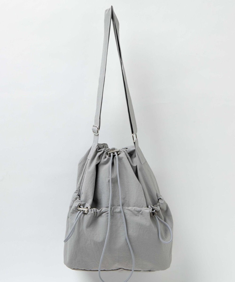 WEGO ナイロン巾着ショルダー 