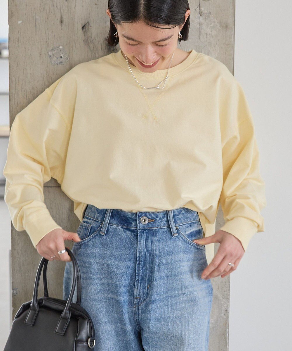 AMERICAN HOLIC ピグメント加工裏毛ルーズプルオーバー 