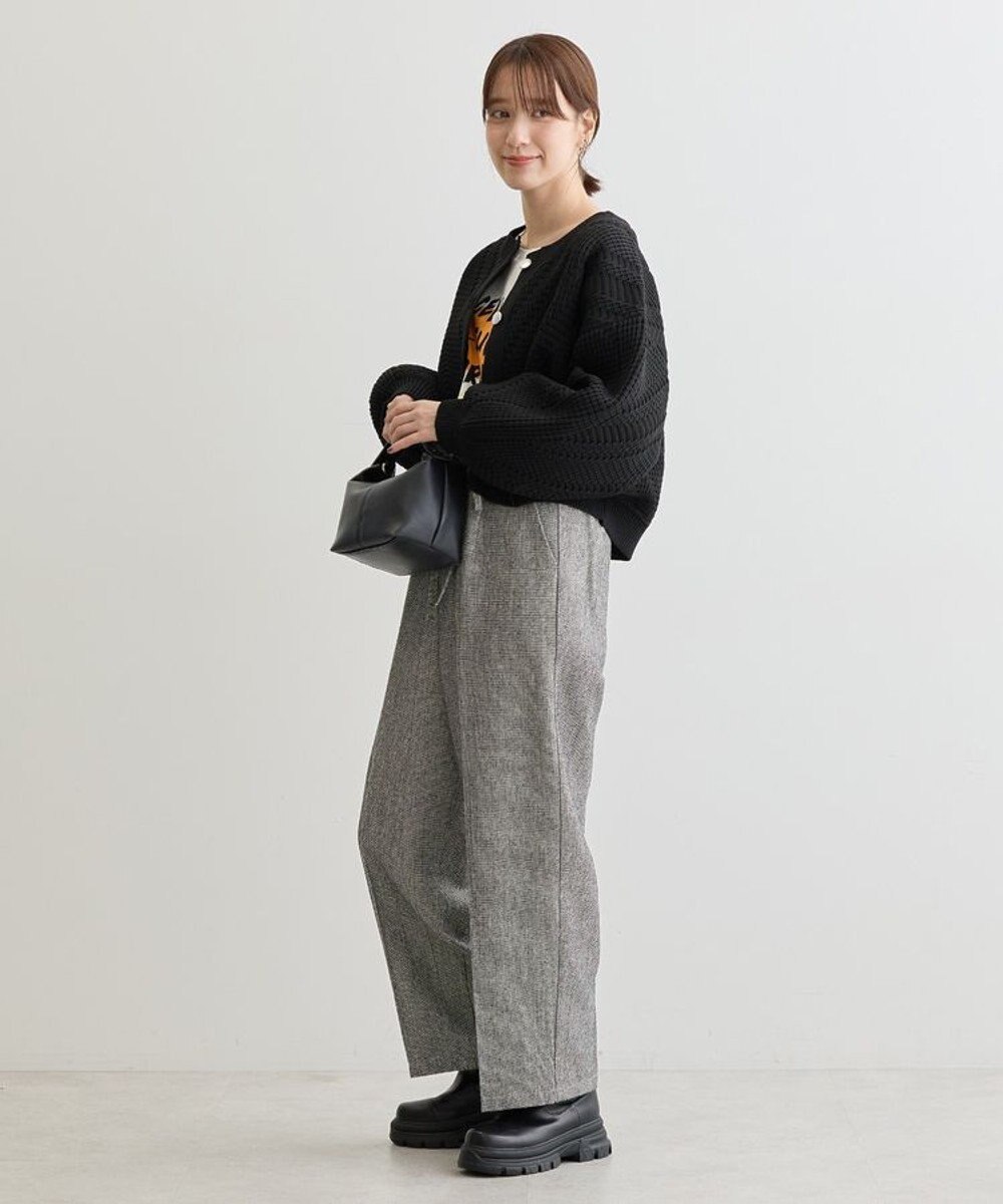 Green Parks ・ＥＬＥＮＣＡＲＥ　ＤＵＥ　ジャカードカーディガン 