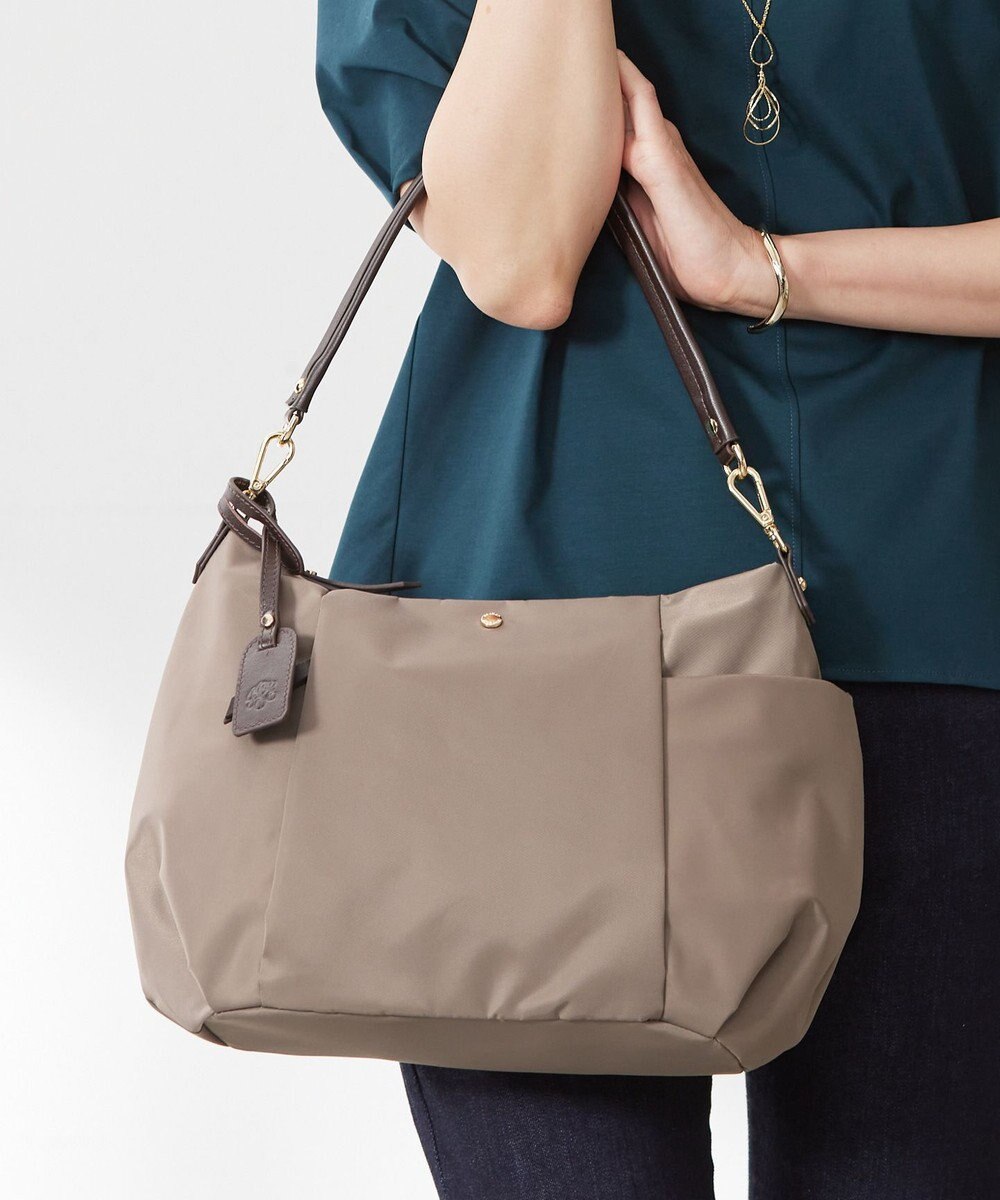 J.PRESS LADIES 【WEB限定カラーあり・2way】 ナイロン ショルダー バッグ 