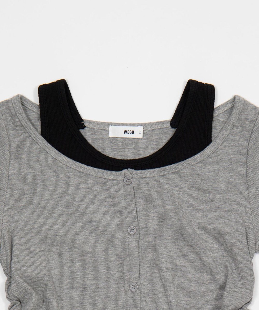 WEGO カーデドッキングレイヤードロンT 