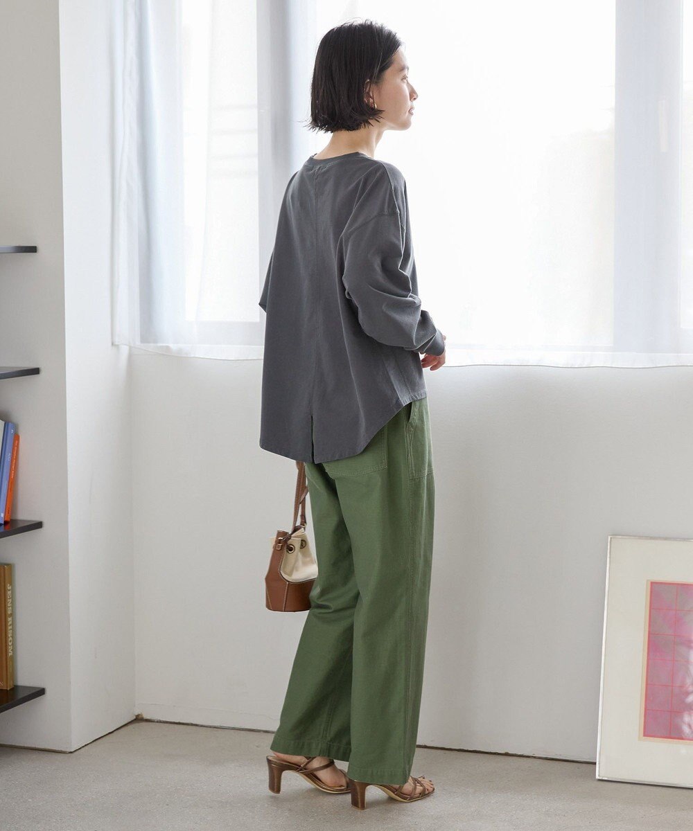 AMERICAN HOLIC ピグメント加工裏毛ルーズプルオーバー 