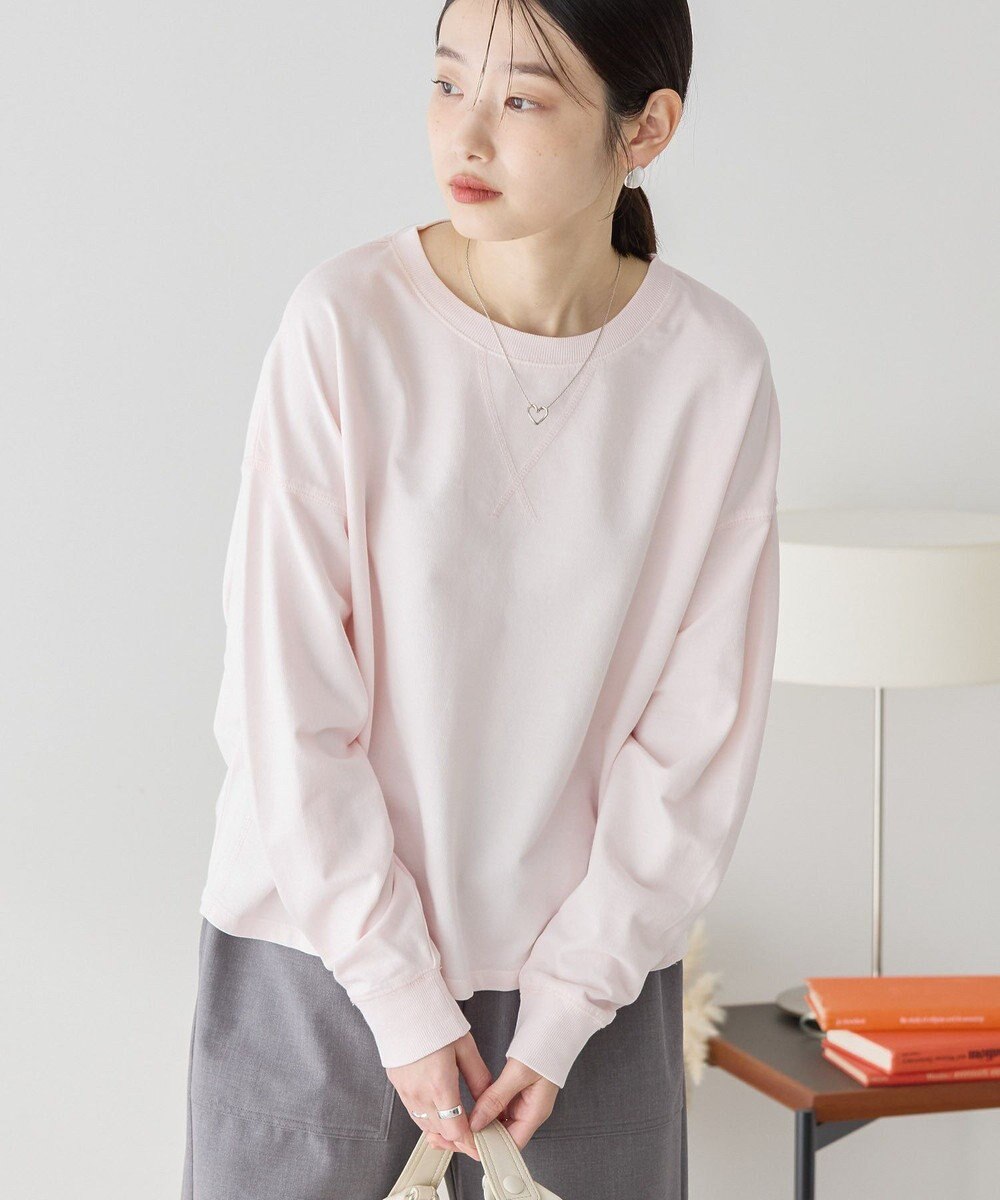 AMERICAN HOLIC ピグメント加工裏毛ルーズプルオーバー 