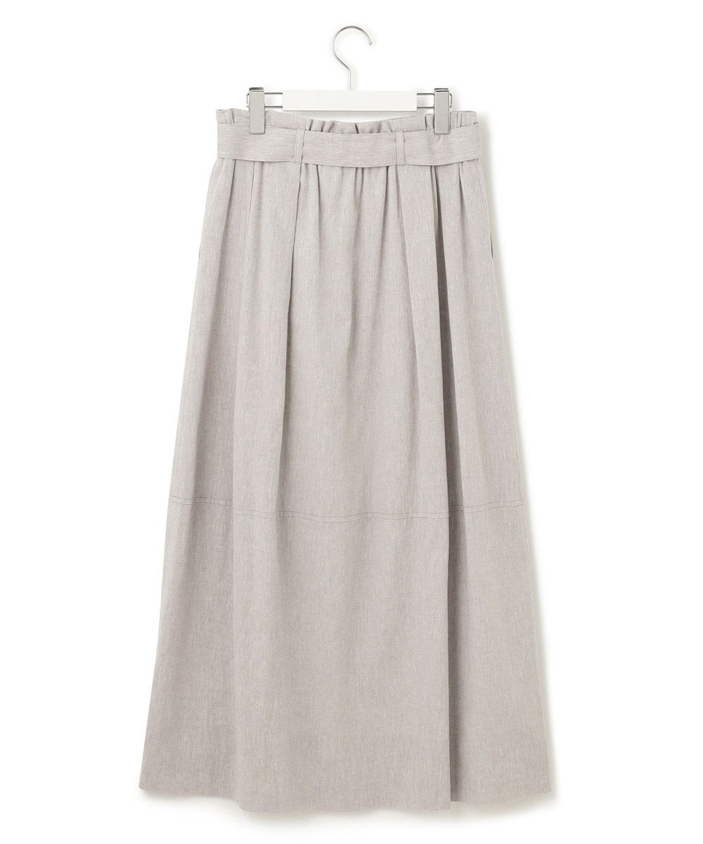 23区 L 【SLOW/洗える】リネンコットン スカート 