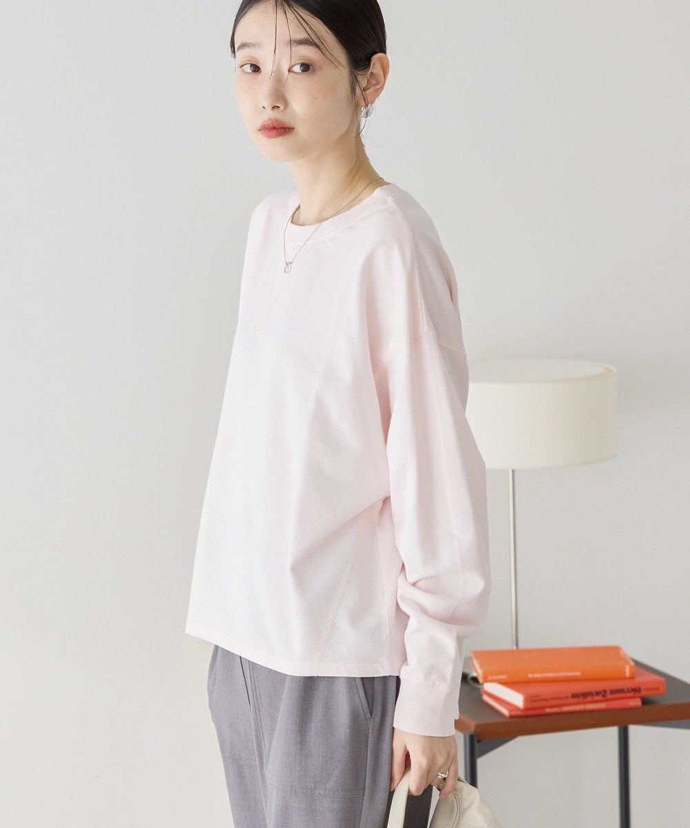 AMERICAN HOLIC ピグメント加工裏毛ルーズプルオーバー 