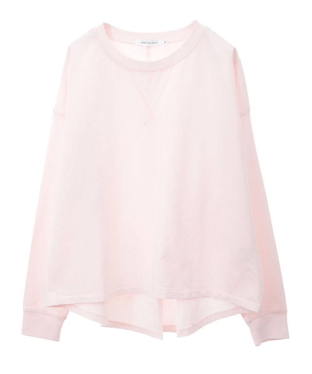 AMERICAN HOLIC ピグメント加工裏毛ルーズプルオーバー 