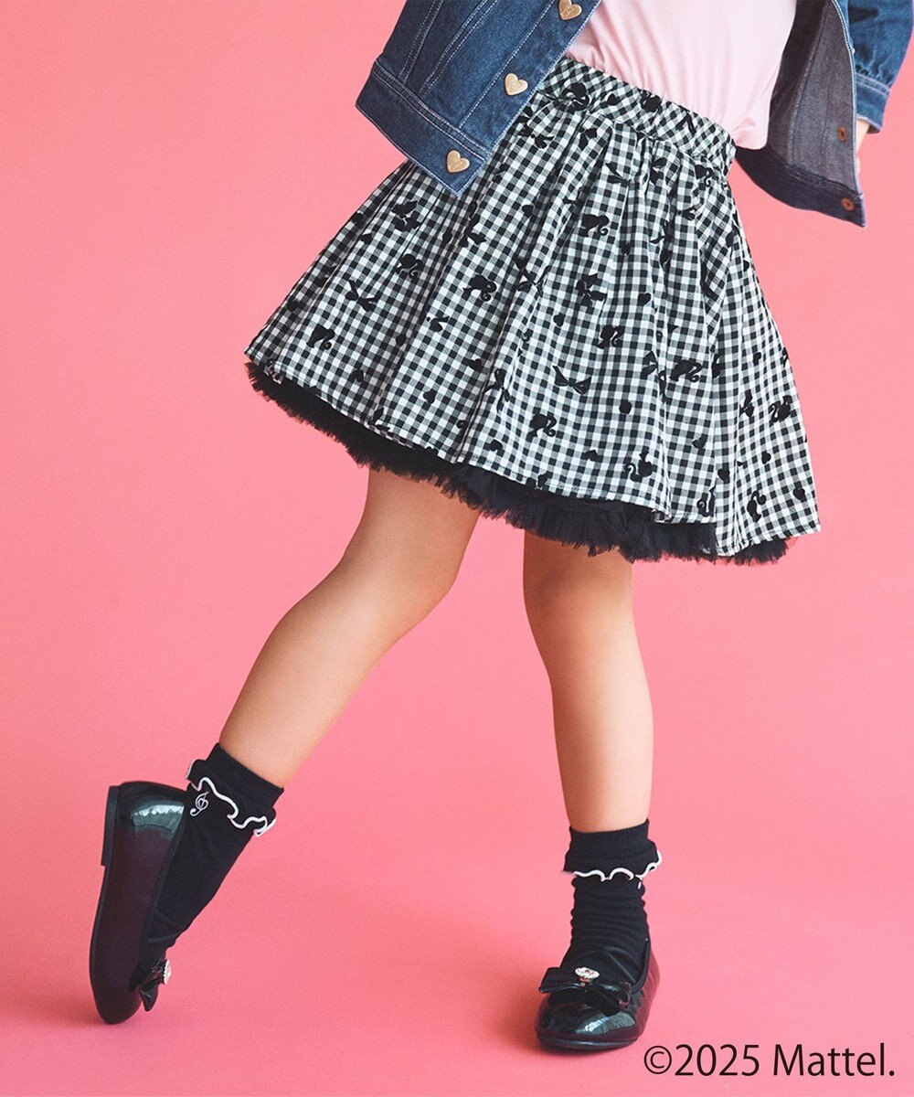 ANY KIDS 【Barbie(TM)】リバーシブルスカート 