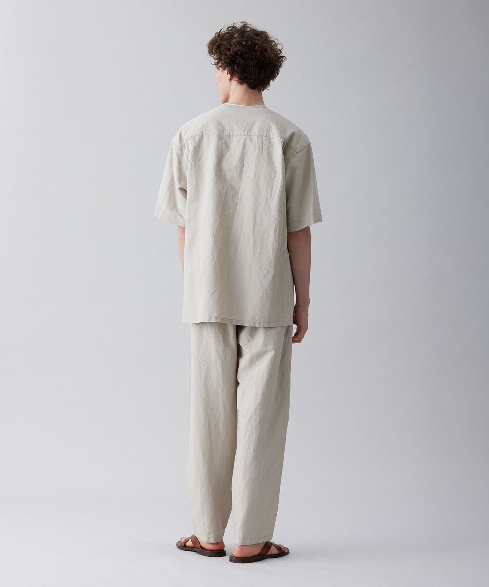 UNFILO MENS ライトリネン ワイドパンツ [23年春夏商品] 