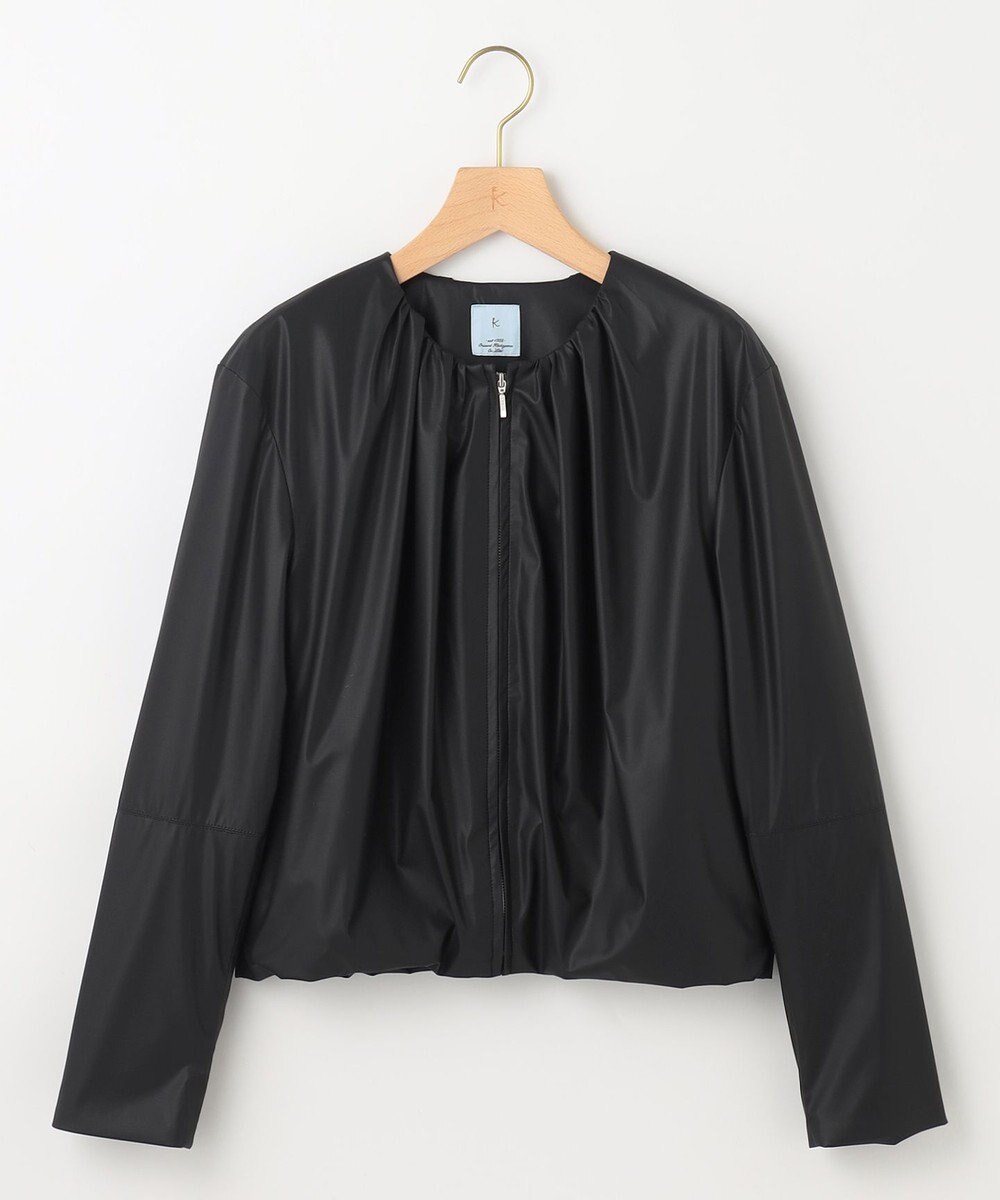 組曲 レザーライクライト ブルゾン 