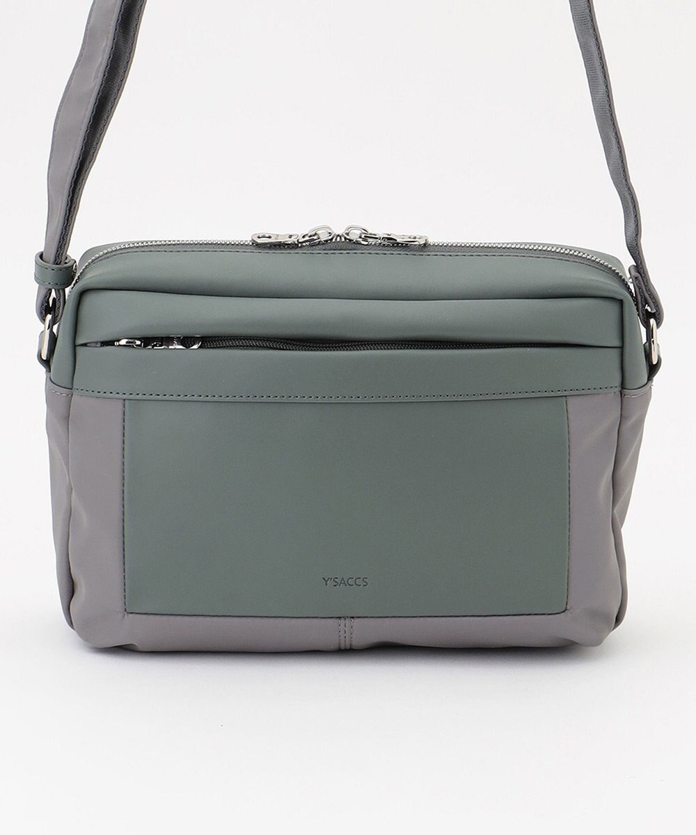 Y'SACCS ブロックモチーフショルダー 