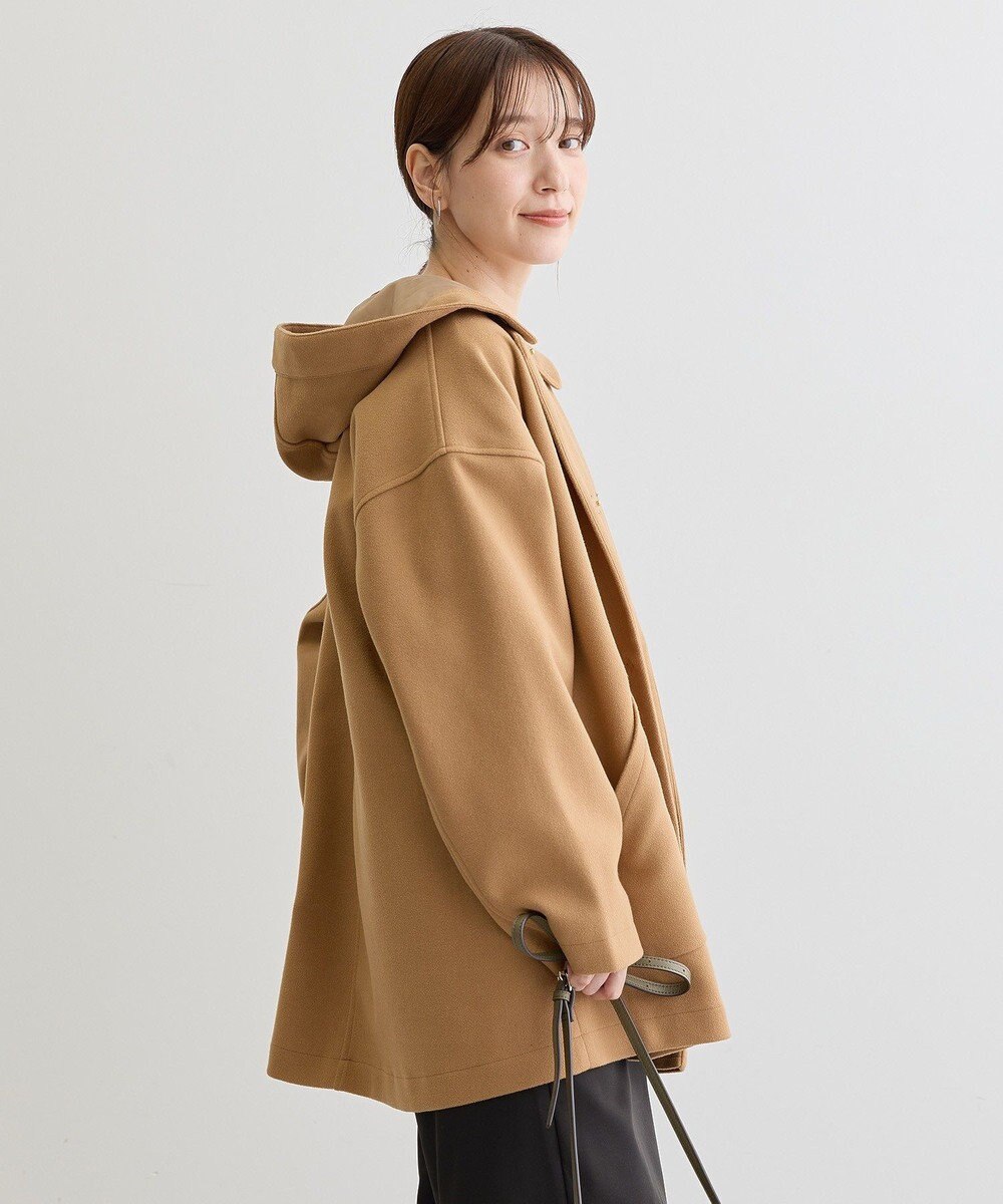 Green Parks フード取り外しハーフコート 