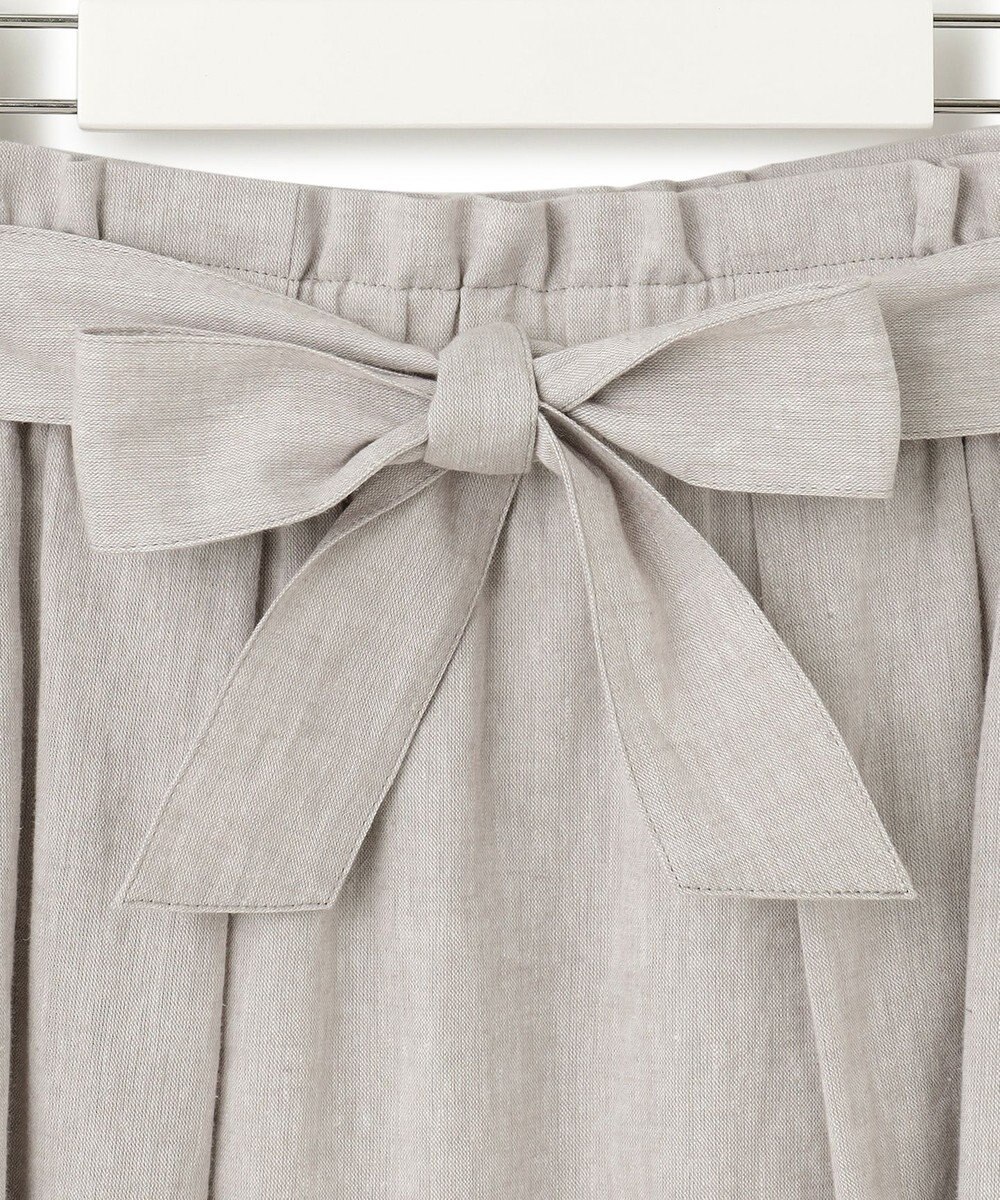 23区 L 【SLOW/洗える】リネンコットン スカート 