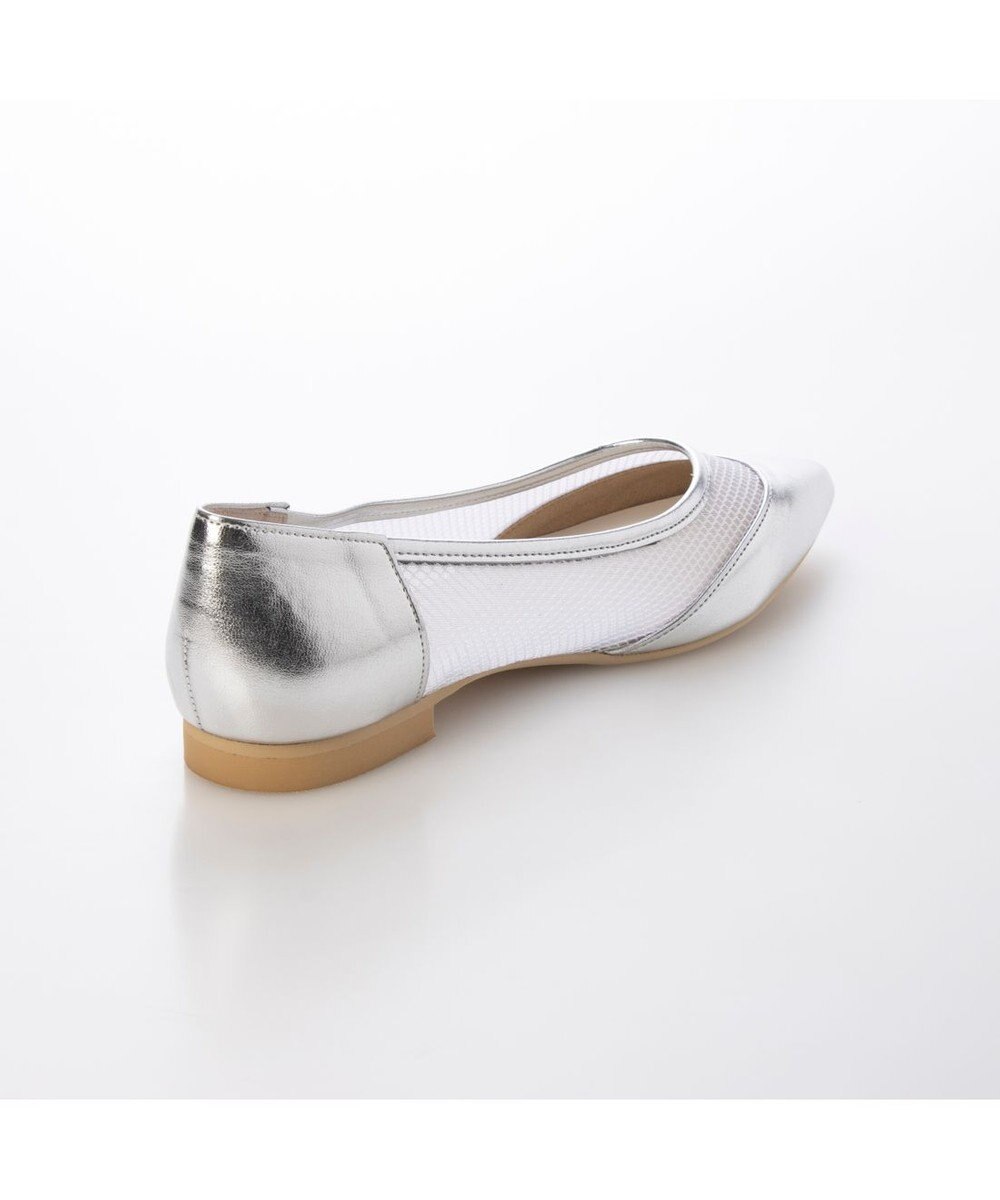 MODE ET JACOMO <carino>【レイン対応】メッシュポインテッドトゥパンプス 