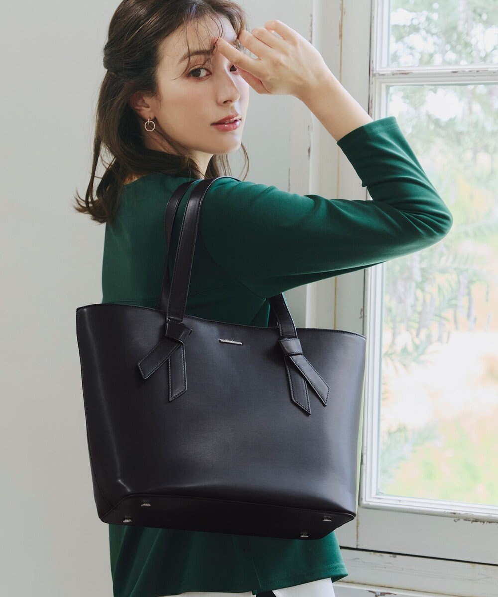 Tiaclasse 【安田美沙子さん　小倉優子さん着用】リボンデザイン通勤バッグ 