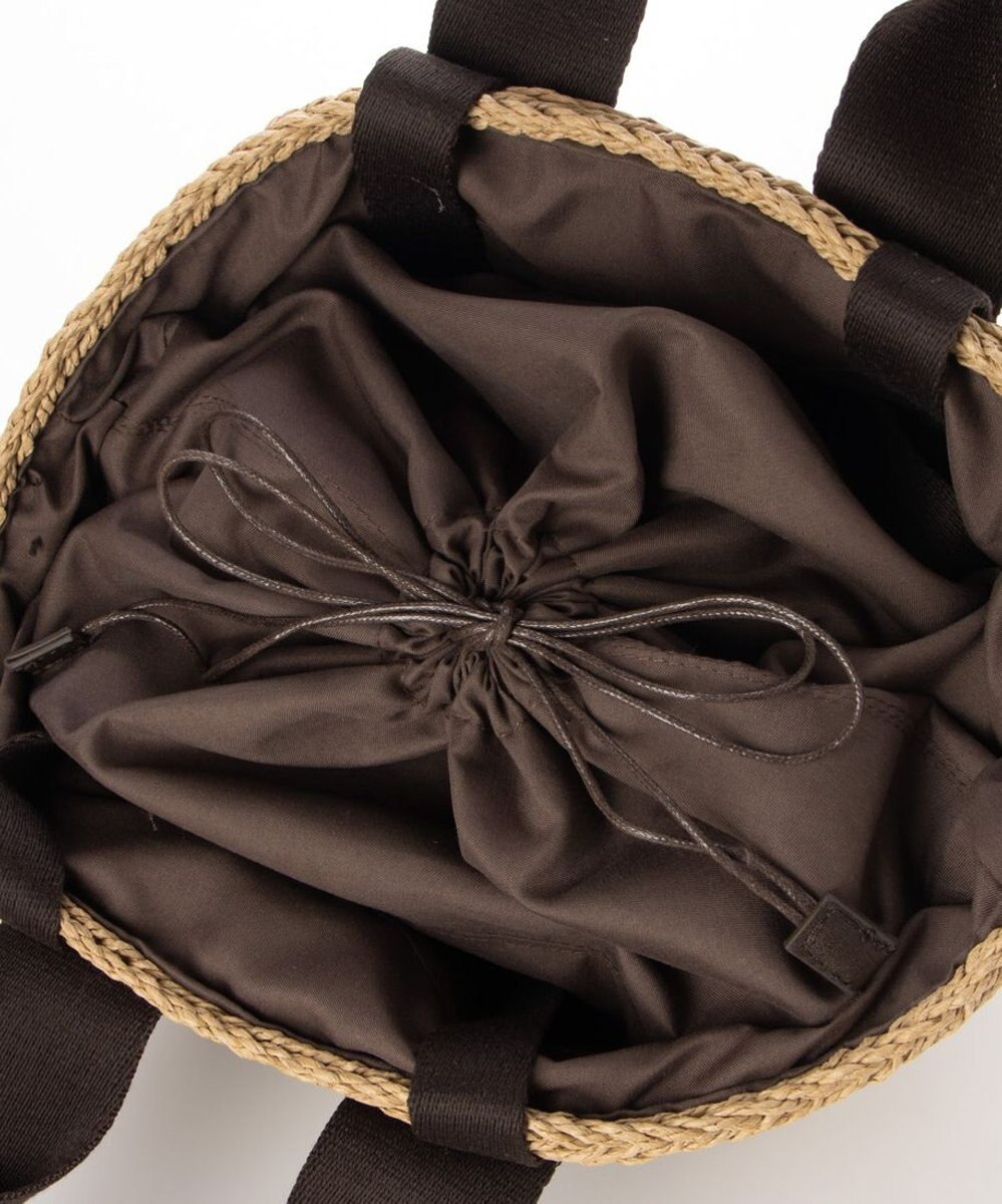 LA BAGAGERIE 【maison vert】 【ペーパー素材・多収納】ダブルハンドルかごバッグ 