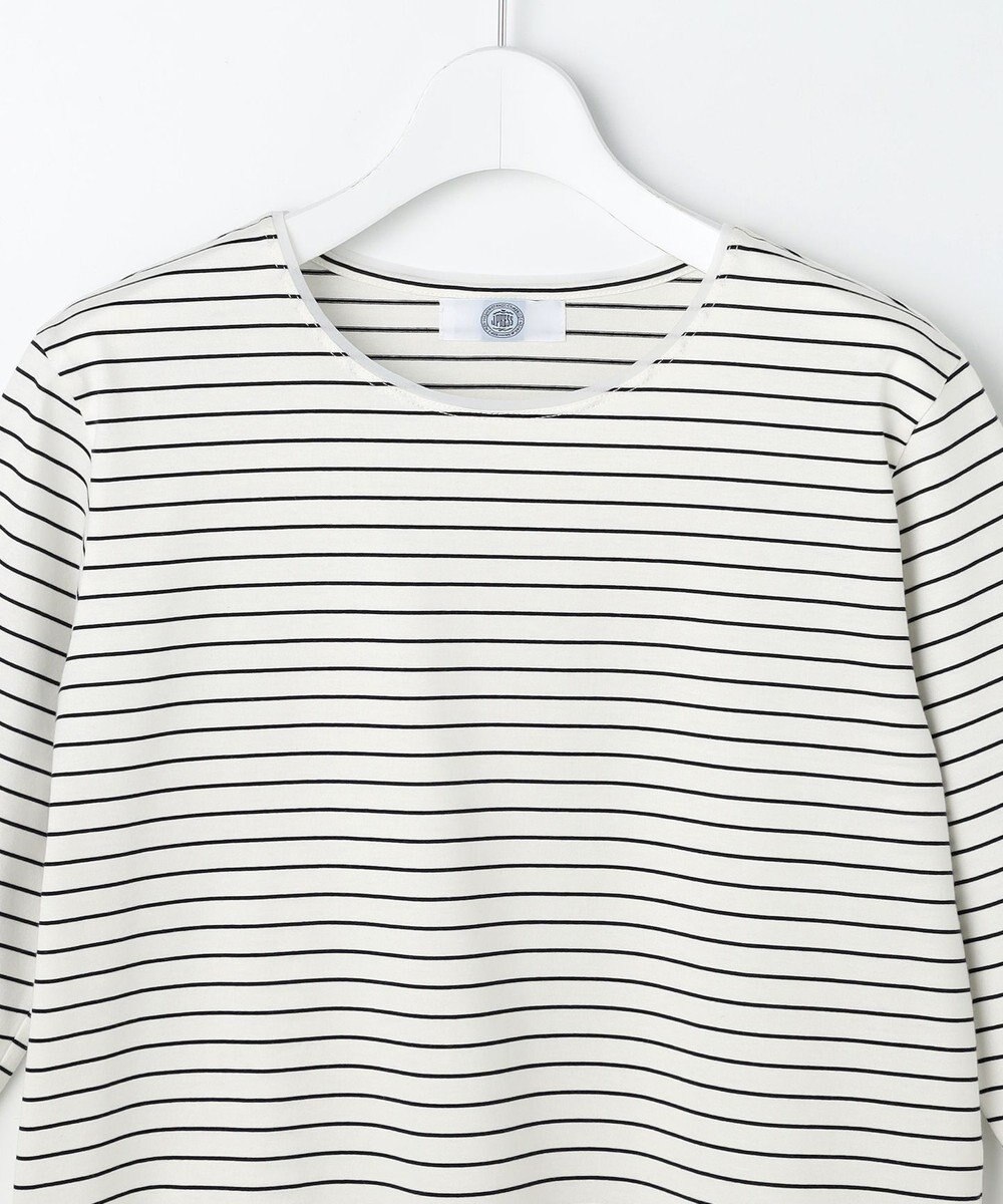 J.PRESS LADIES S スムースジャージー ボーダー カットソー 