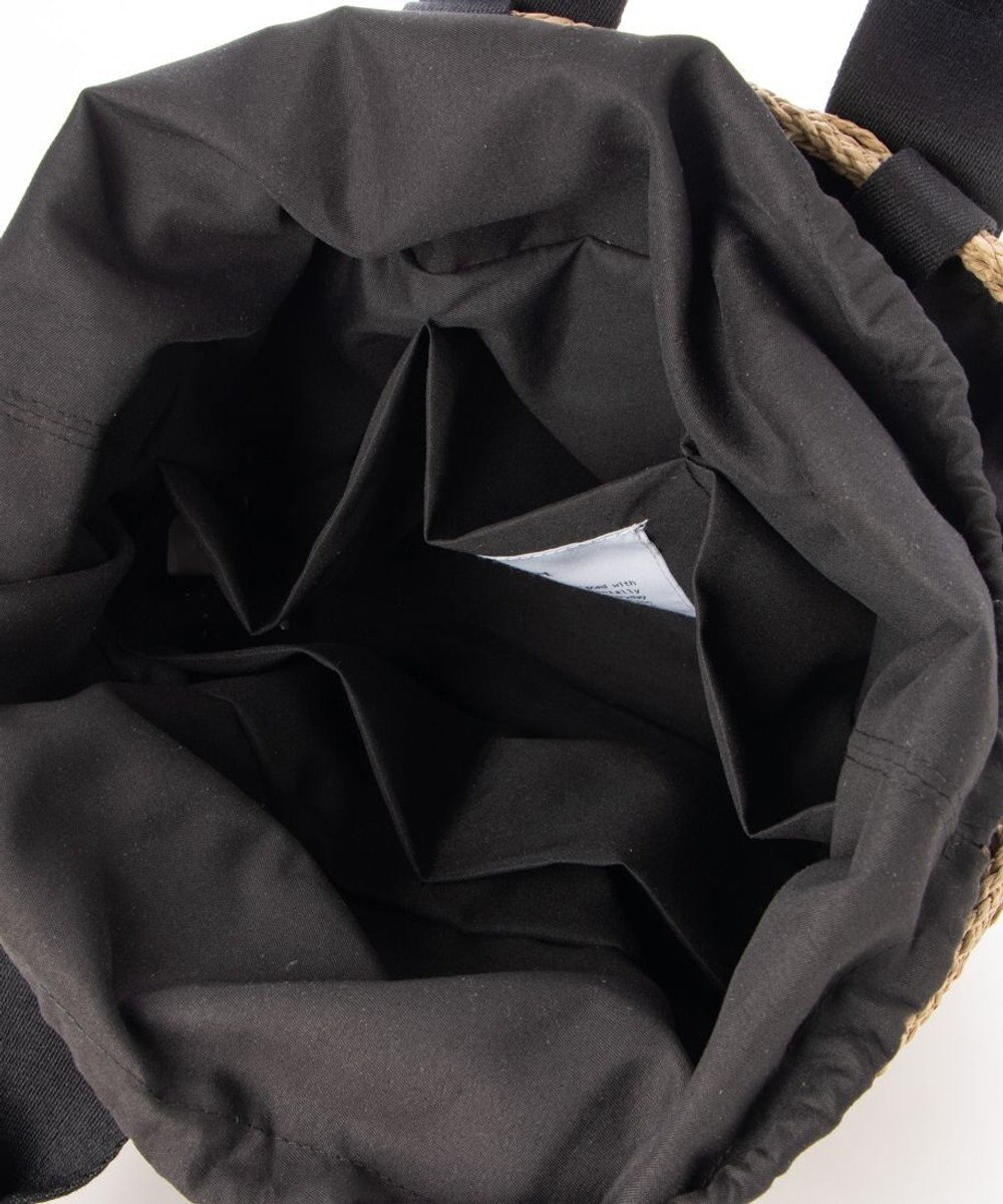 LA BAGAGERIE 【maison vert】 【ペーパー素材・多収納】ダブルハンドルかごバッグ 