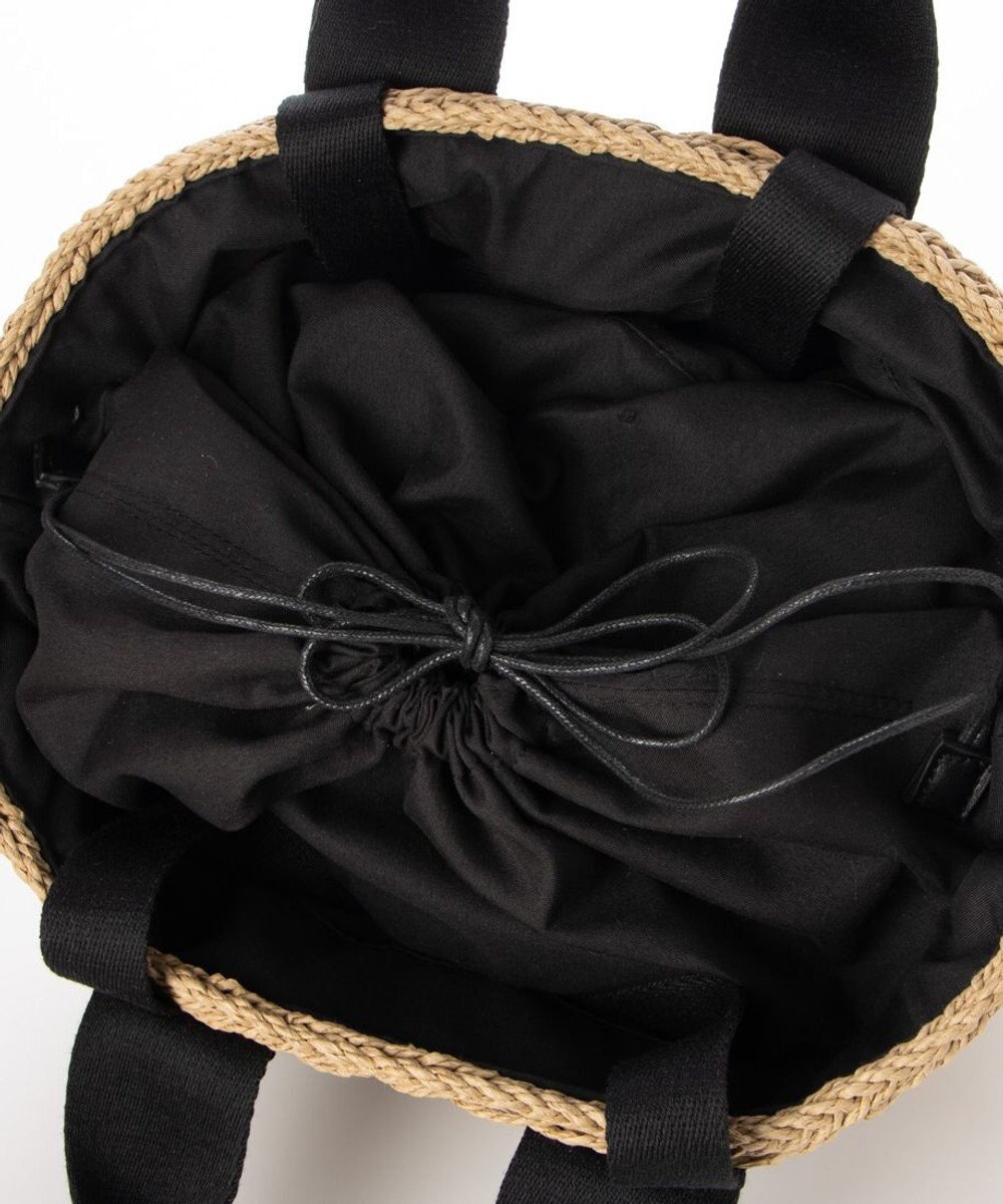 LA BAGAGERIE 【maison vert】 【ペーパー素材・多収納】ダブルハンドルかごバッグ 