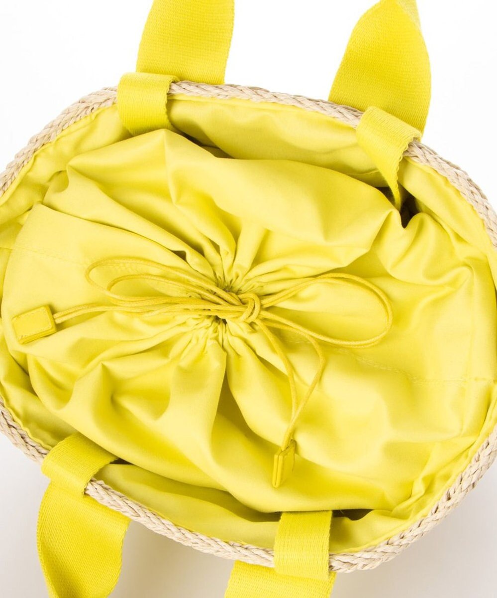 LA BAGAGERIE 【maison vert】 【ペーパー素材・多収納】ダブルハンドルかごバッグ 