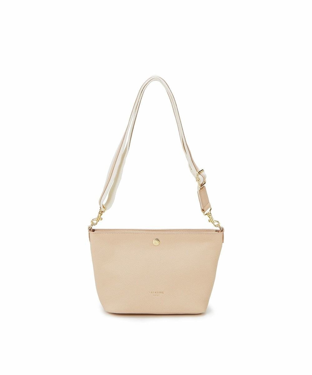 TOPKAPI 【TREASURE TOPKAPI】ソフトシュリンク テープ コンビ レザー ミニショルダーバッグ 