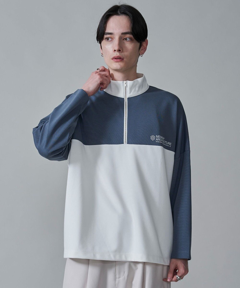 WEGO ドルマンポンチハーフZIPT（LS） 