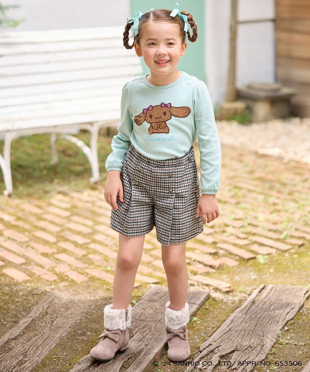 ANY KIDS 【any FAM×サンリオキャラクターズ】ミラクルスパンコール長袖Tシャツ 