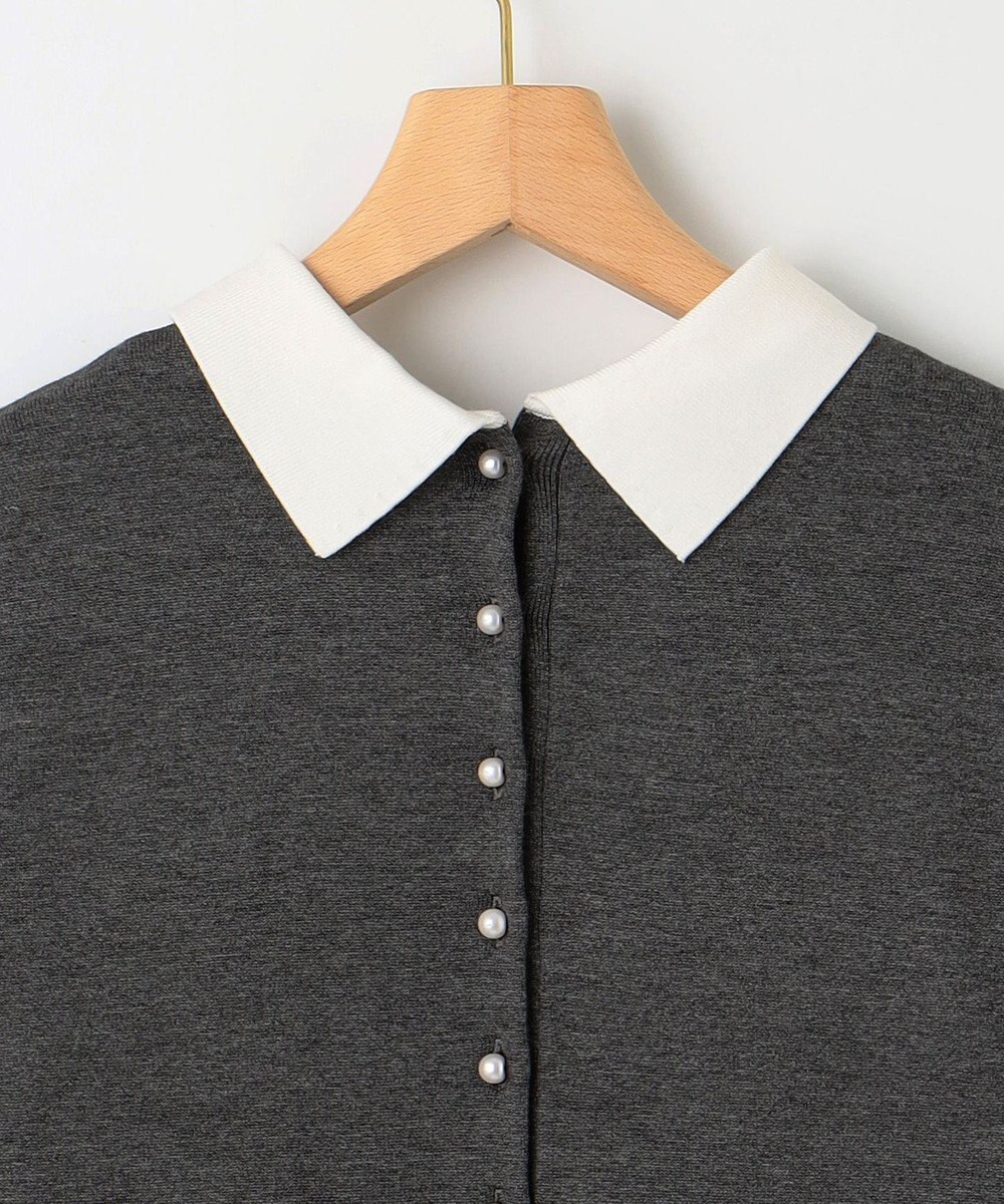 組曲 【新色追加！】Elena襟付き ニットワンピース 