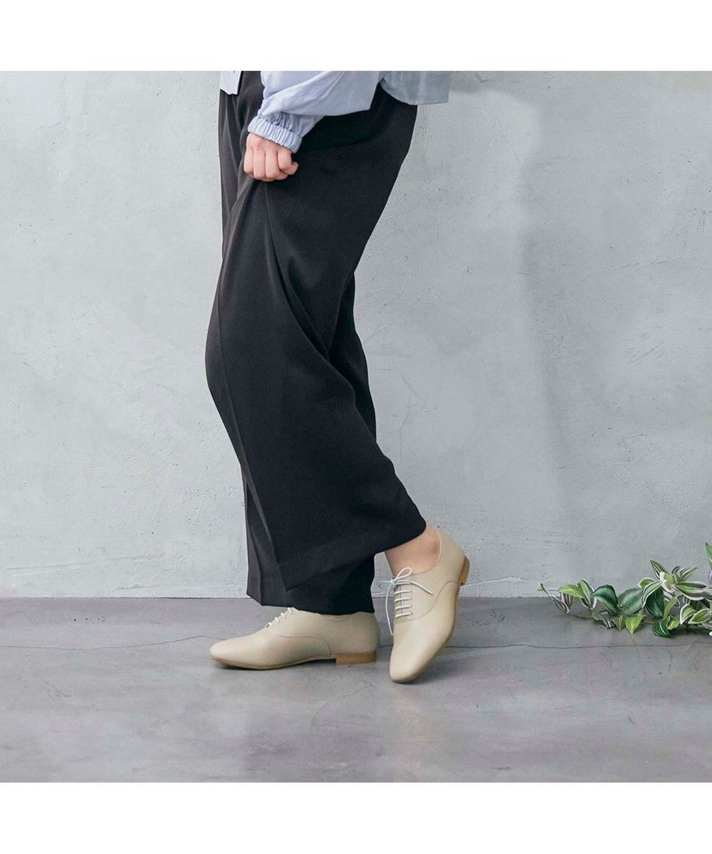 ing <ing>【WEB限定】ゴム紐レースアップシューズ 