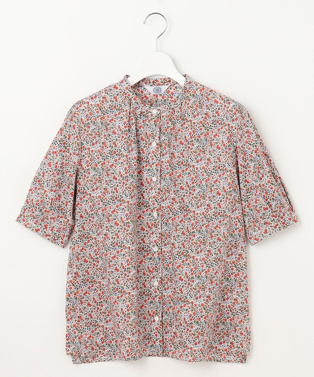 J.PRESS LADIES L 【洗える】LIBERTY Joanna Louise/Phoebe 前開き ブラウス 