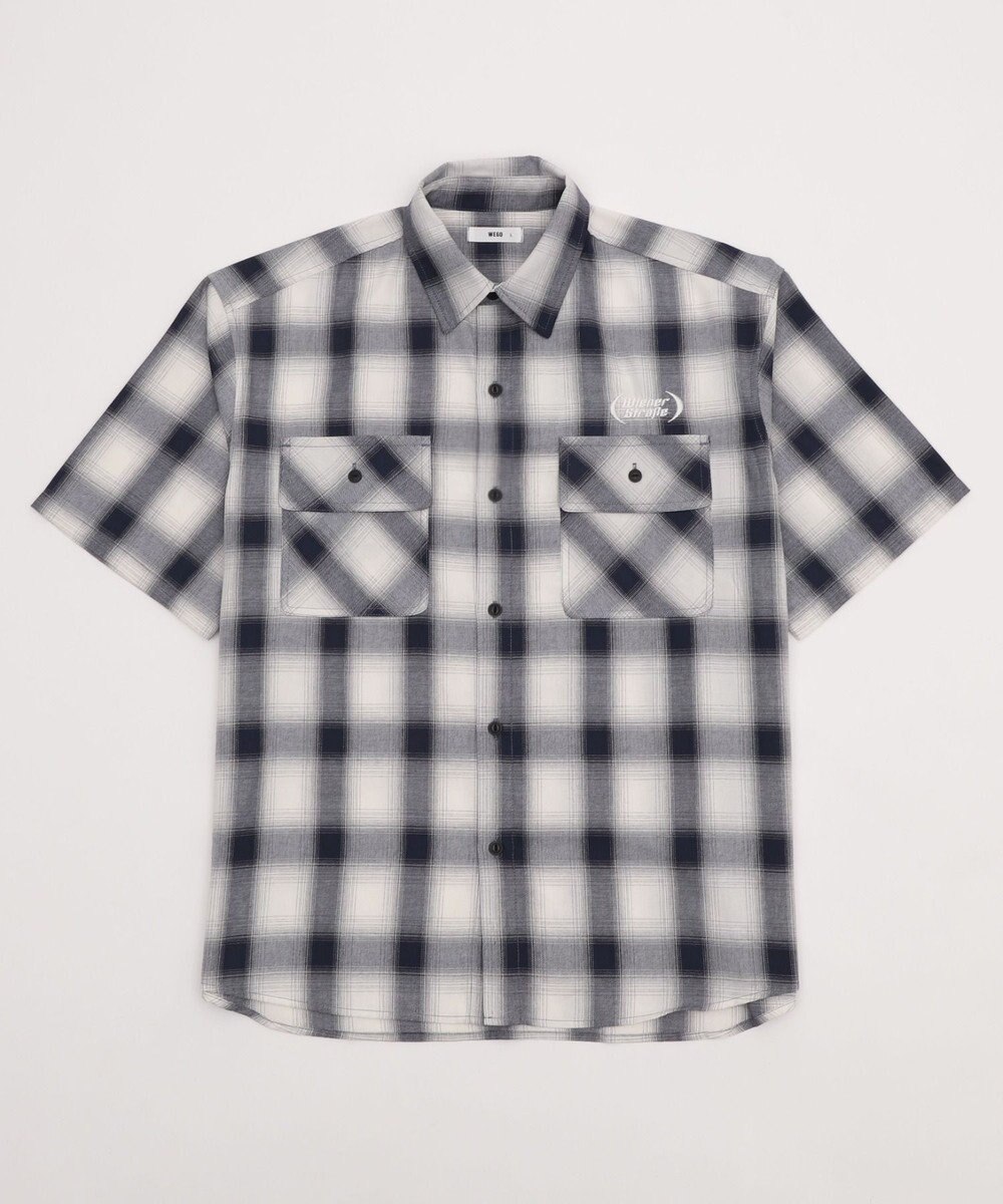 WEGO 【ユニセックス着用ITEM】グラフィックオンブレチェックシャツ（SS） 
