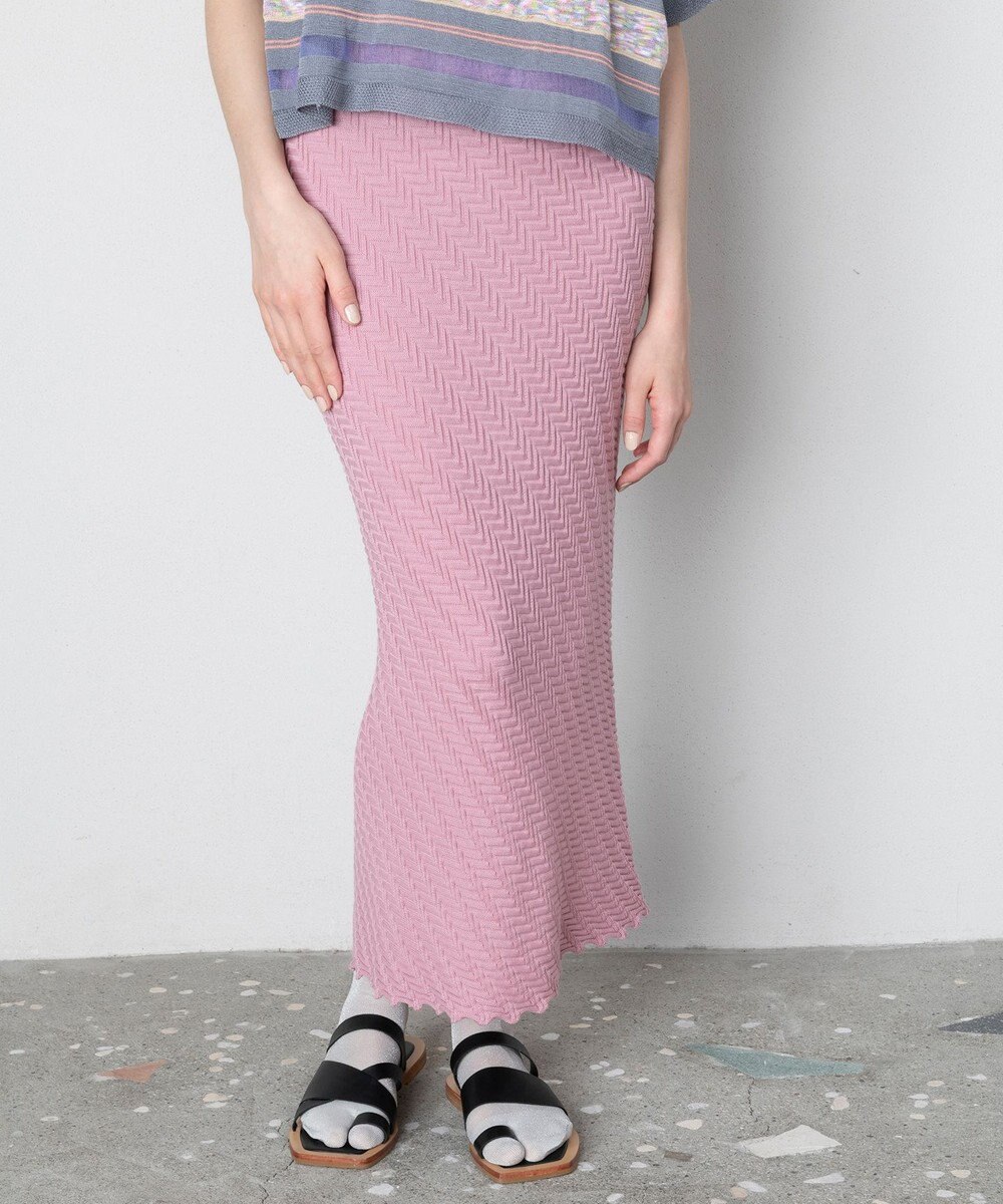 TRICOTE ジグザグスカート 