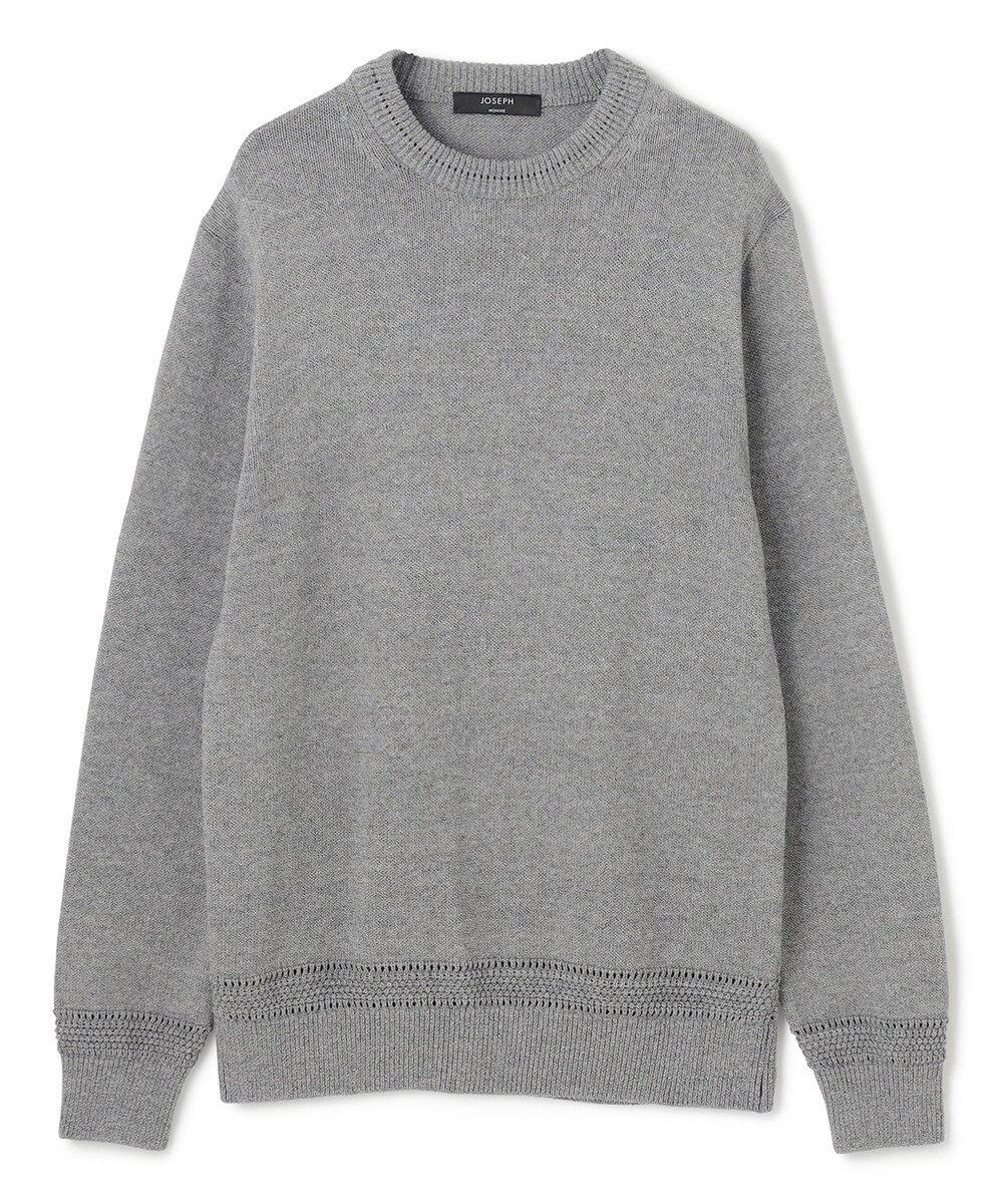JOSEPH HOMME 【洗える】ハイツイストコード　クルーネックニット 