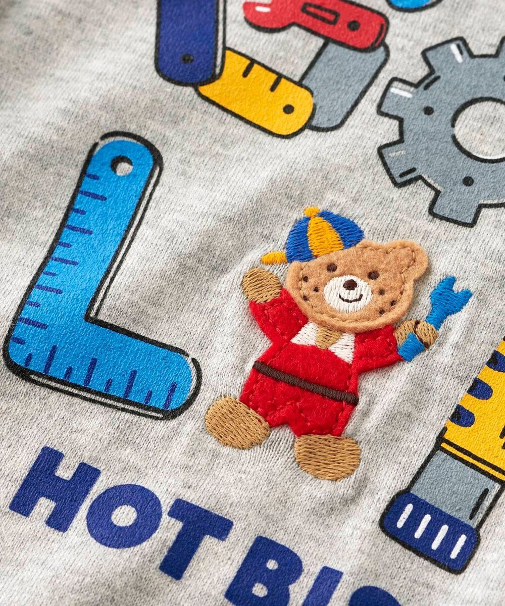 MIKI HOUSE HOT BISCUITS 【80-120cm】GOOD LIFE 長袖Tシャツ 