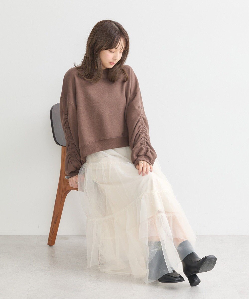 earth music&ecology ドロストスリーブスウェット 