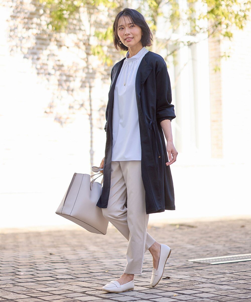 ANY 【洗濯機可/UVケア/接触冷感】ドロストピケカーディガン 