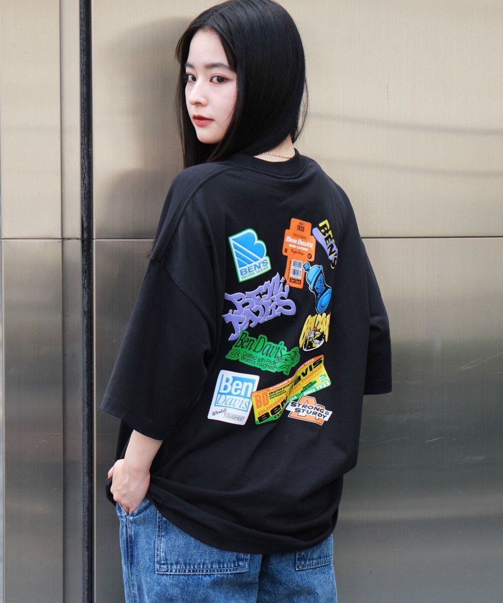 WEGO 【ユニセックス着用ITEM/SMLサイズ展開】別注BENDAVISクールタッチグラフィックT（SS） 