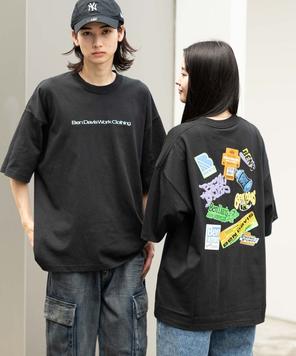 WEGO 【ユニセックス着用ITEM/SMLサイズ展開】別注BENDAVISクールタッチグラフィックT（SS） 