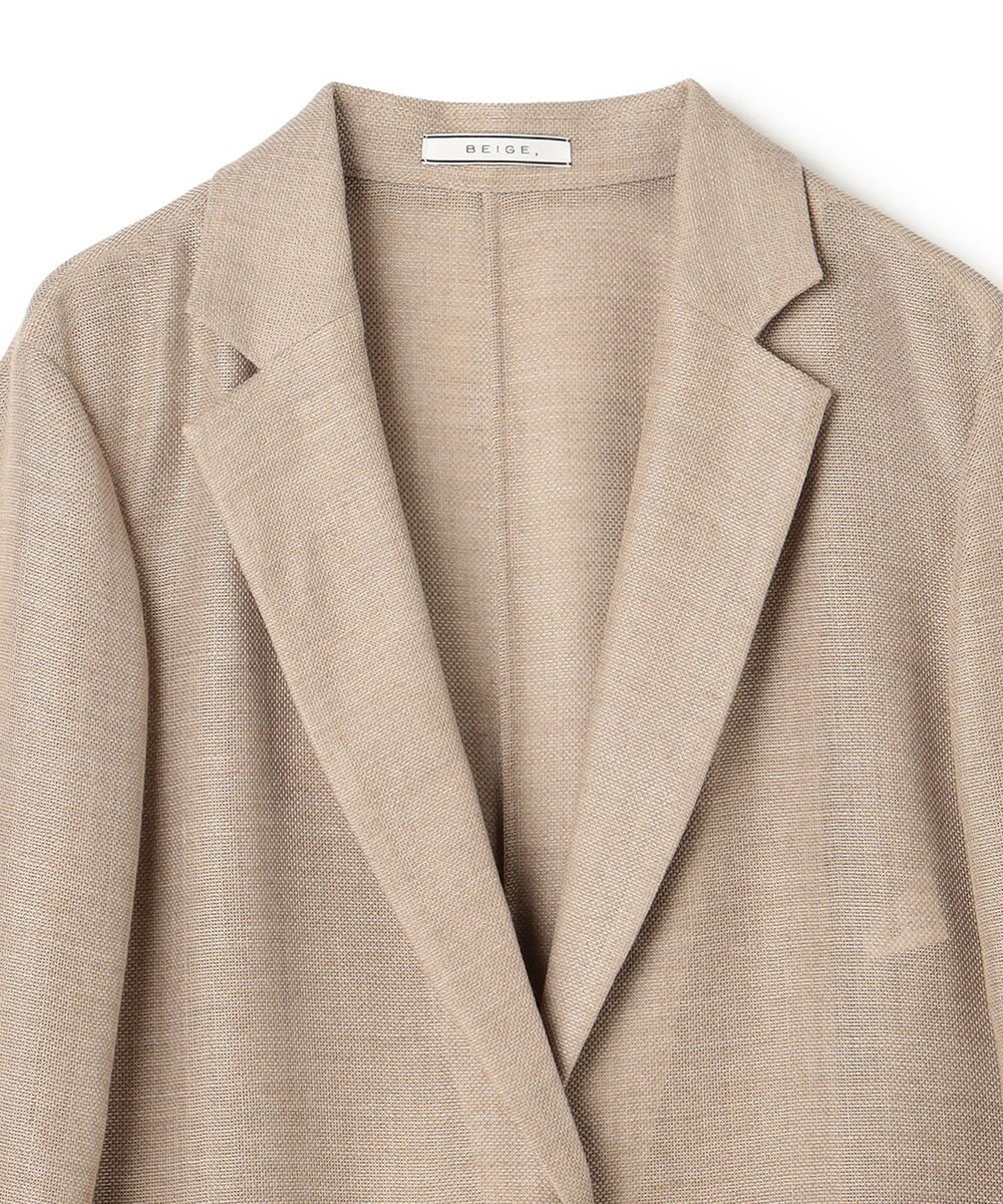 BEIGE， LIATRIS / シアー テーラードジャケット 